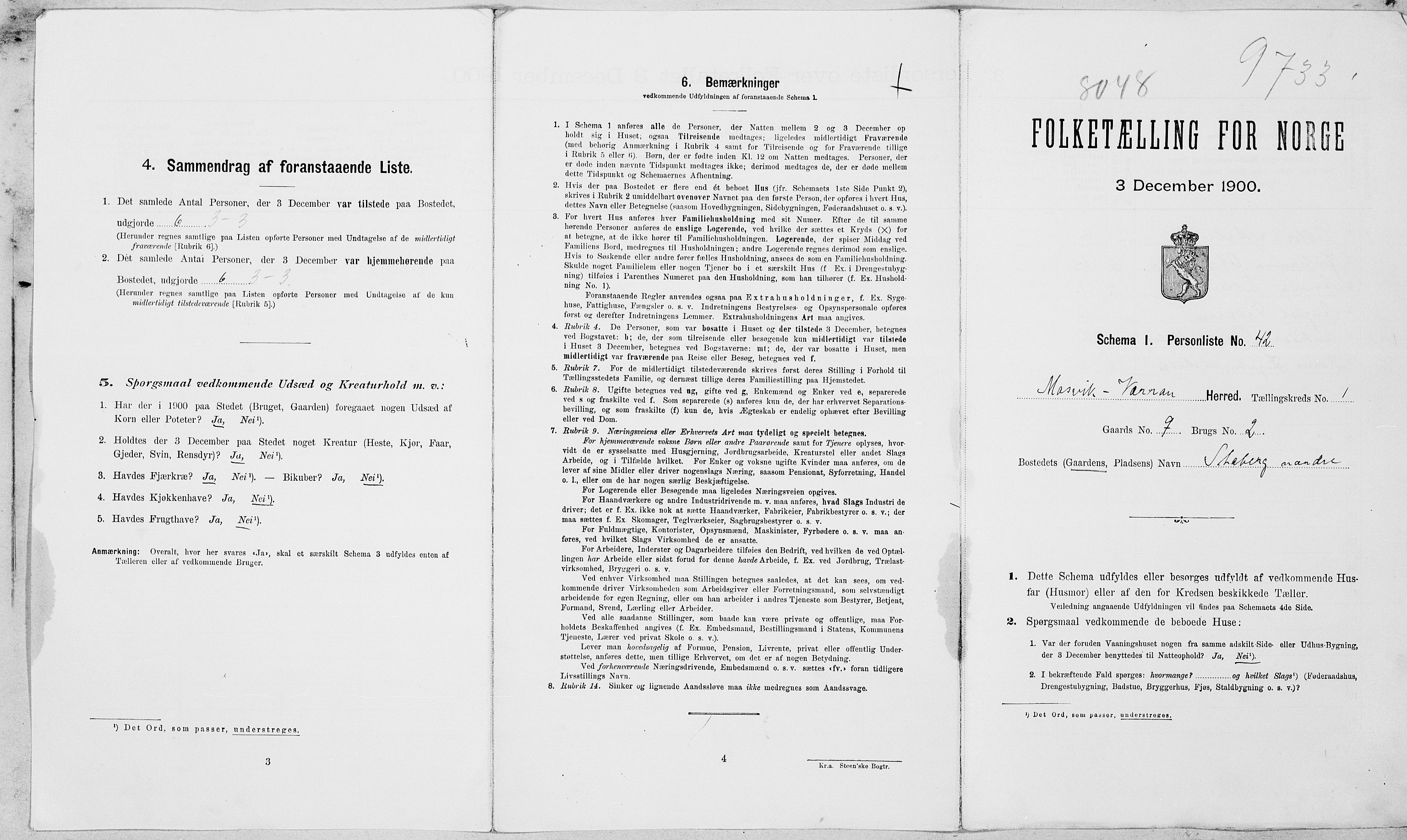 SAT, Folketelling 1900 for 1723 Mosvik og Verran herred, 1900, s. 24