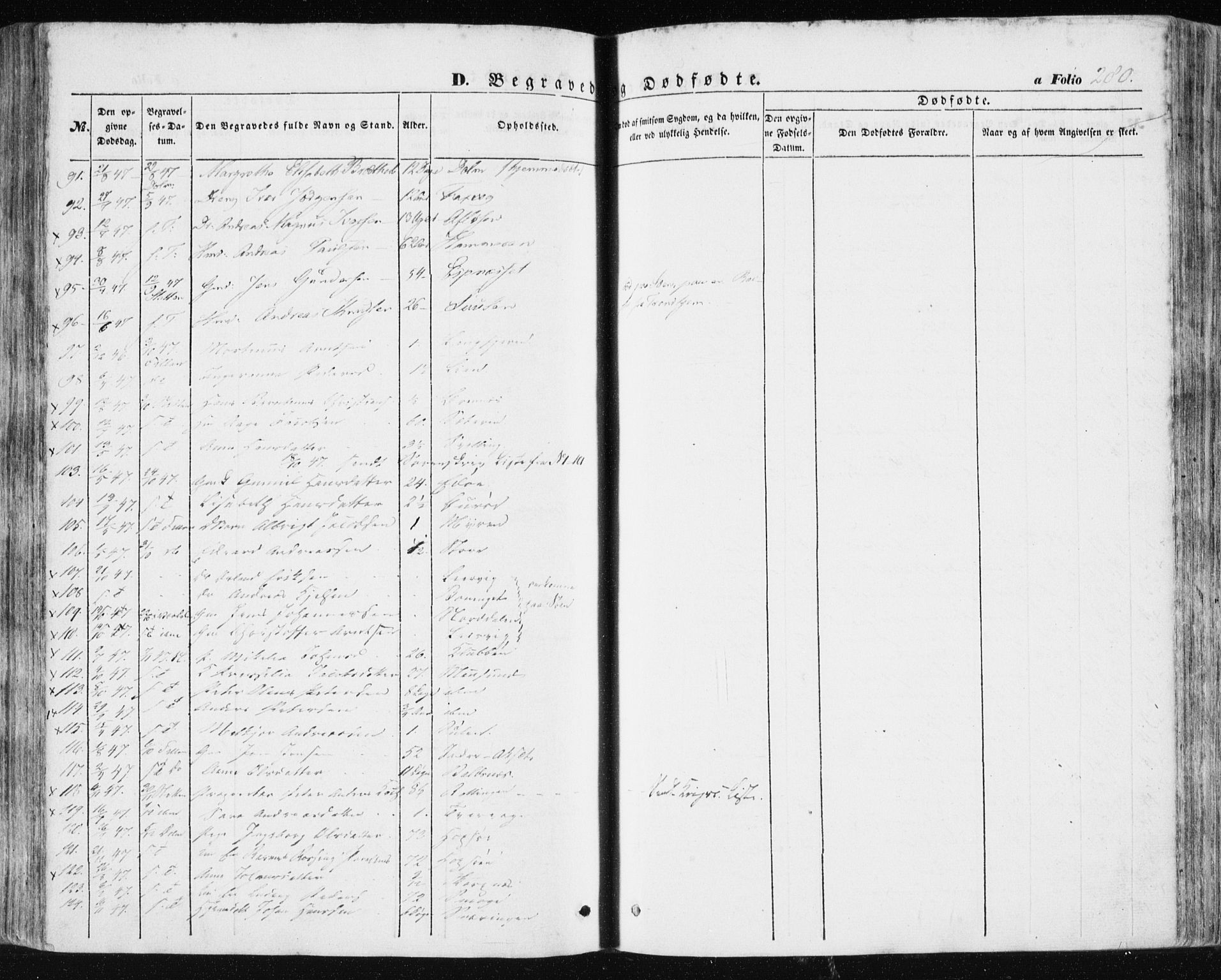 Ministerialprotokoller, klokkerbøker og fødselsregistre - Sør-Trøndelag, SAT/A-1456/634/L0529: Ministerialbok nr. 634A05, 1843-1851, s. 280