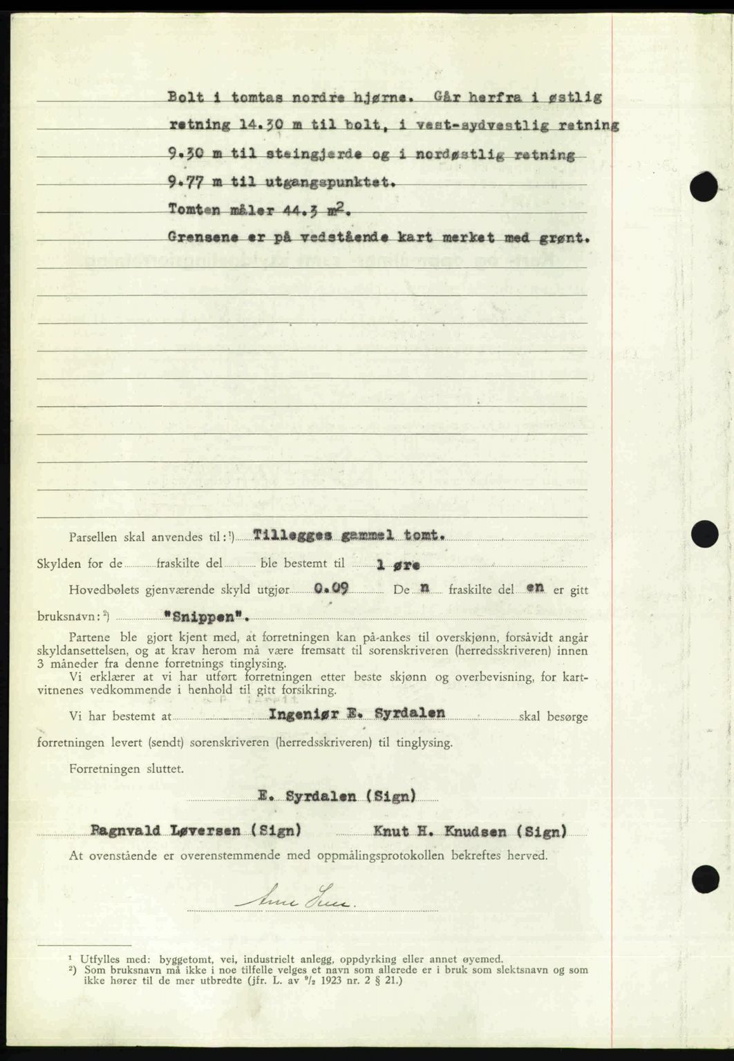 Nedenes sorenskriveri, AV/SAK-1221-0006/G/Gb/Gba/L0060: Pantebok nr. A12, 1948-1949, Dagboknr: 1815/1948