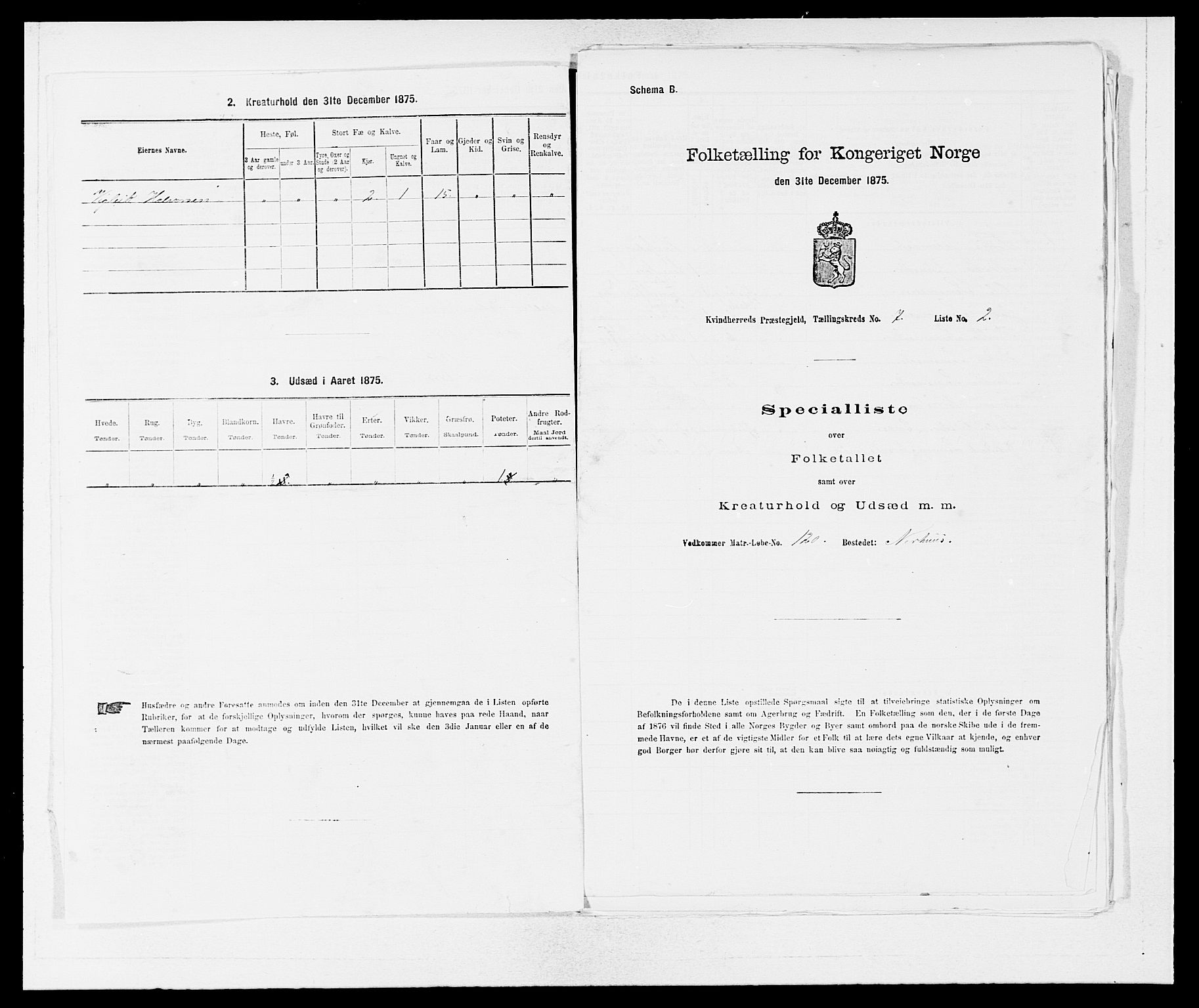 SAB, Folketelling 1875 for 1224P Kvinnherad prestegjeld, 1875, s. 477