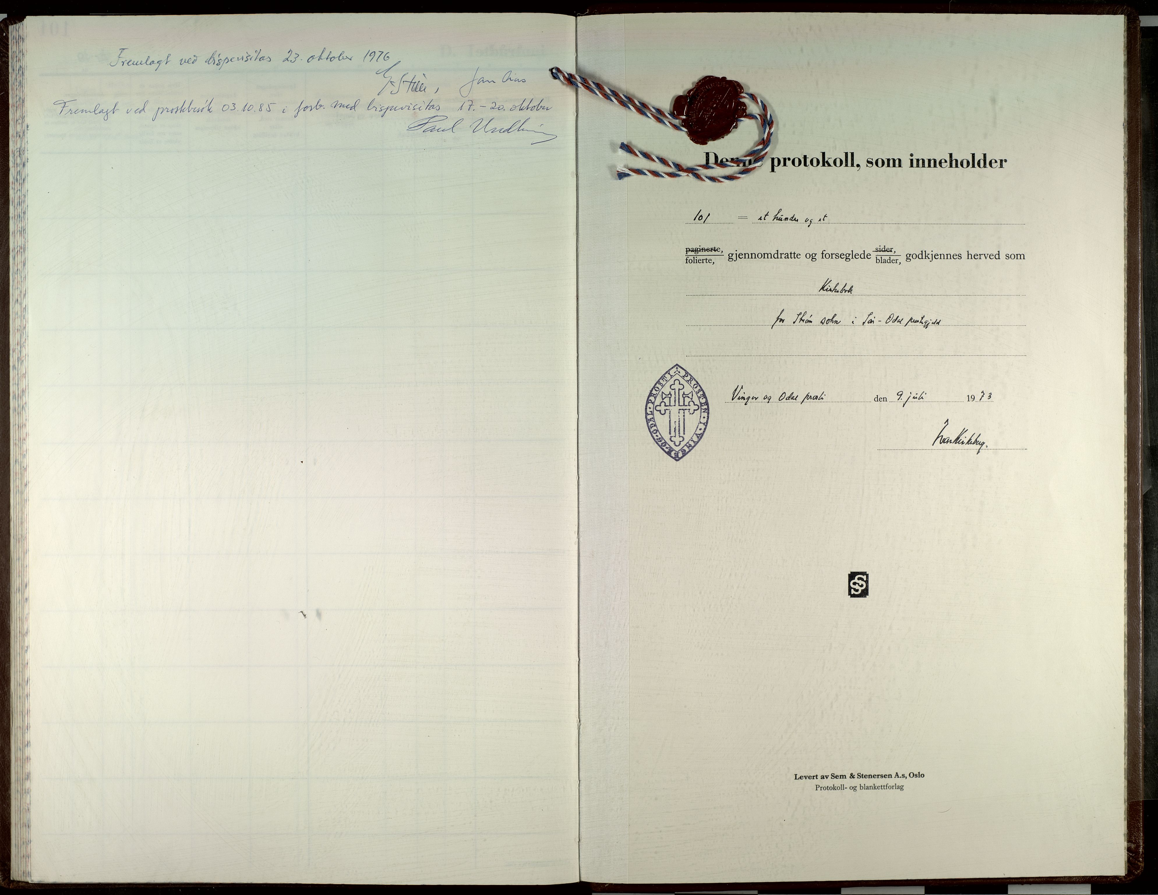 Sør-Odal prestekontor, AV/SAH-PREST-030/H/Ha/Haa/L0026: Ministerialbok nr. 26, 1973-2005