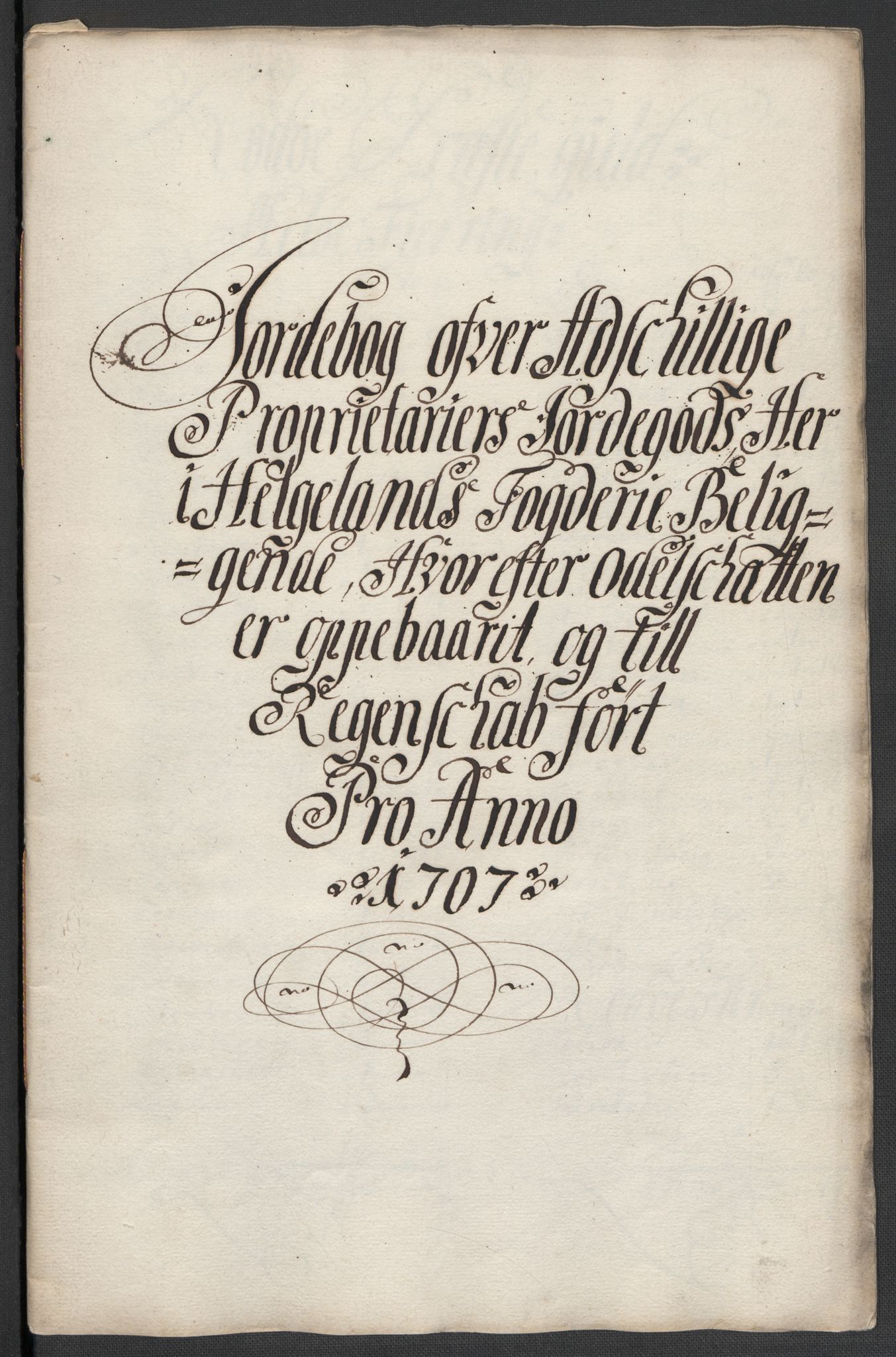 Rentekammeret inntil 1814, Reviderte regnskaper, Fogderegnskap, RA/EA-4092/R65/L4509: Fogderegnskap Helgeland, 1706-1707, s. 218