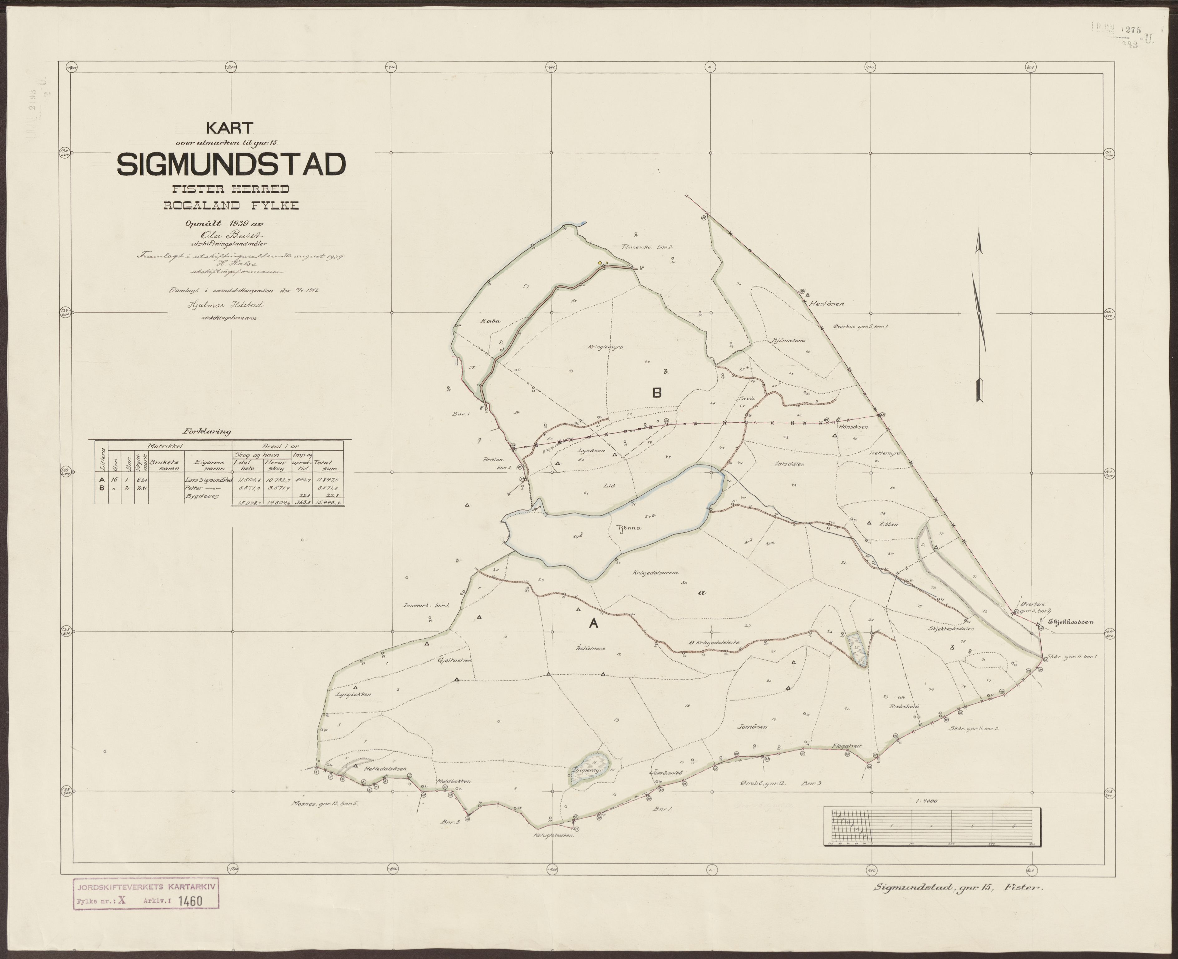 Jordskifteverkets kartarkiv, RA/S-3929/T, 1859-1988, s. 1805