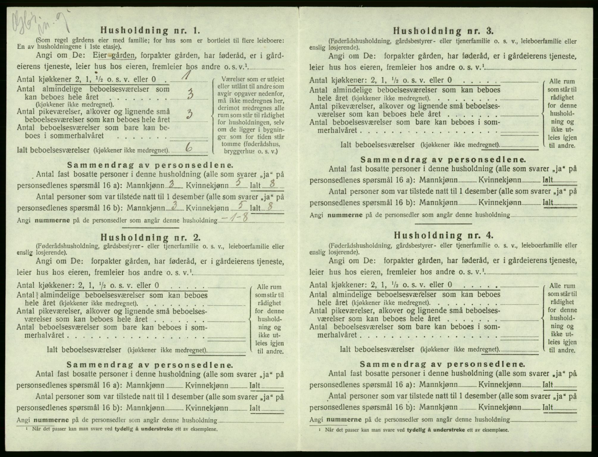 SAB, Folketelling 1920 for 1244 Austevoll herred, 1920, s. 468