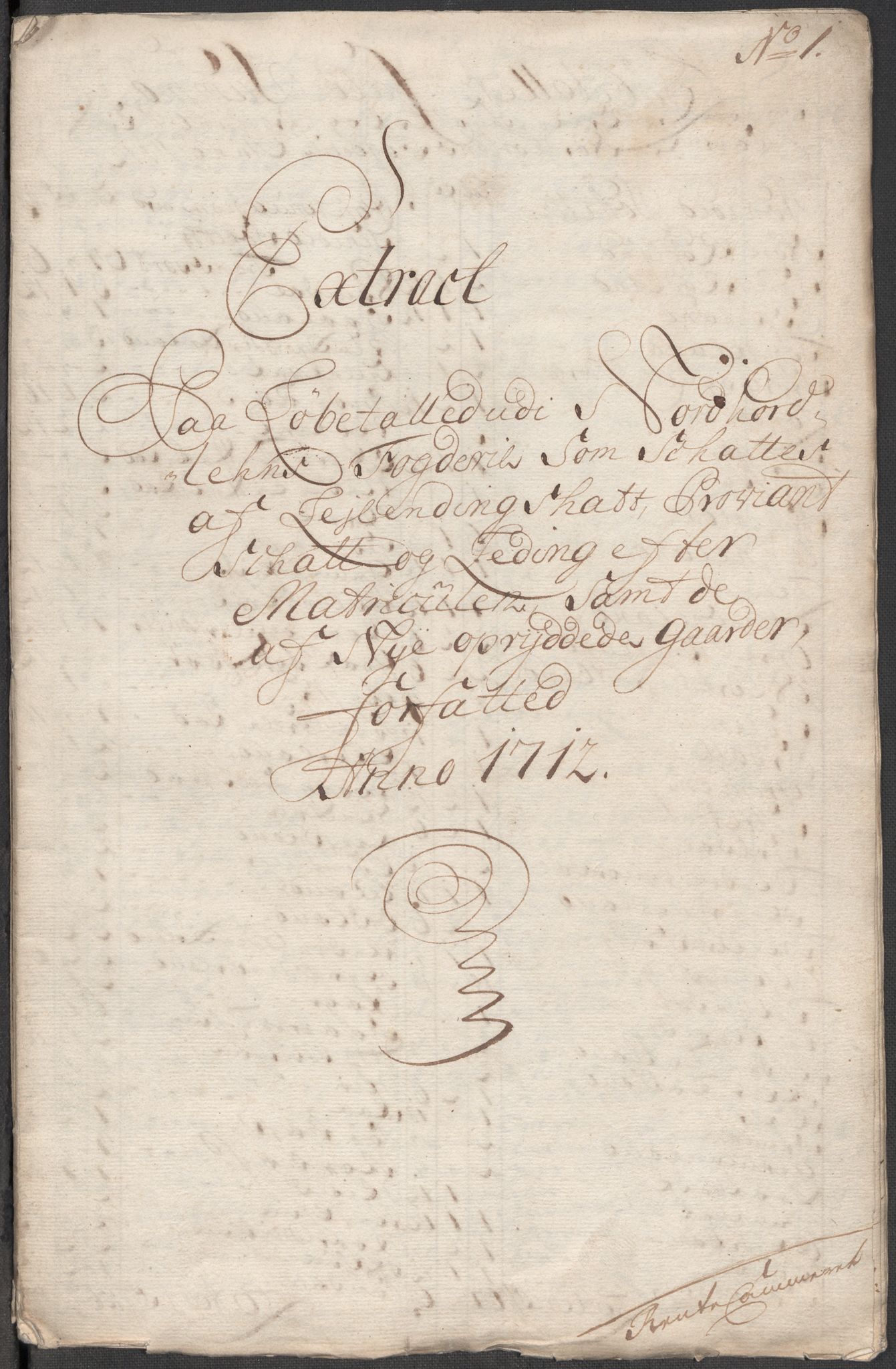 Rentekammeret inntil 1814, Reviderte regnskaper, Fogderegnskap, RA/EA-4092/R51/L3194: Fogderegnskap Nordhordland og Voss, 1712, s. 25