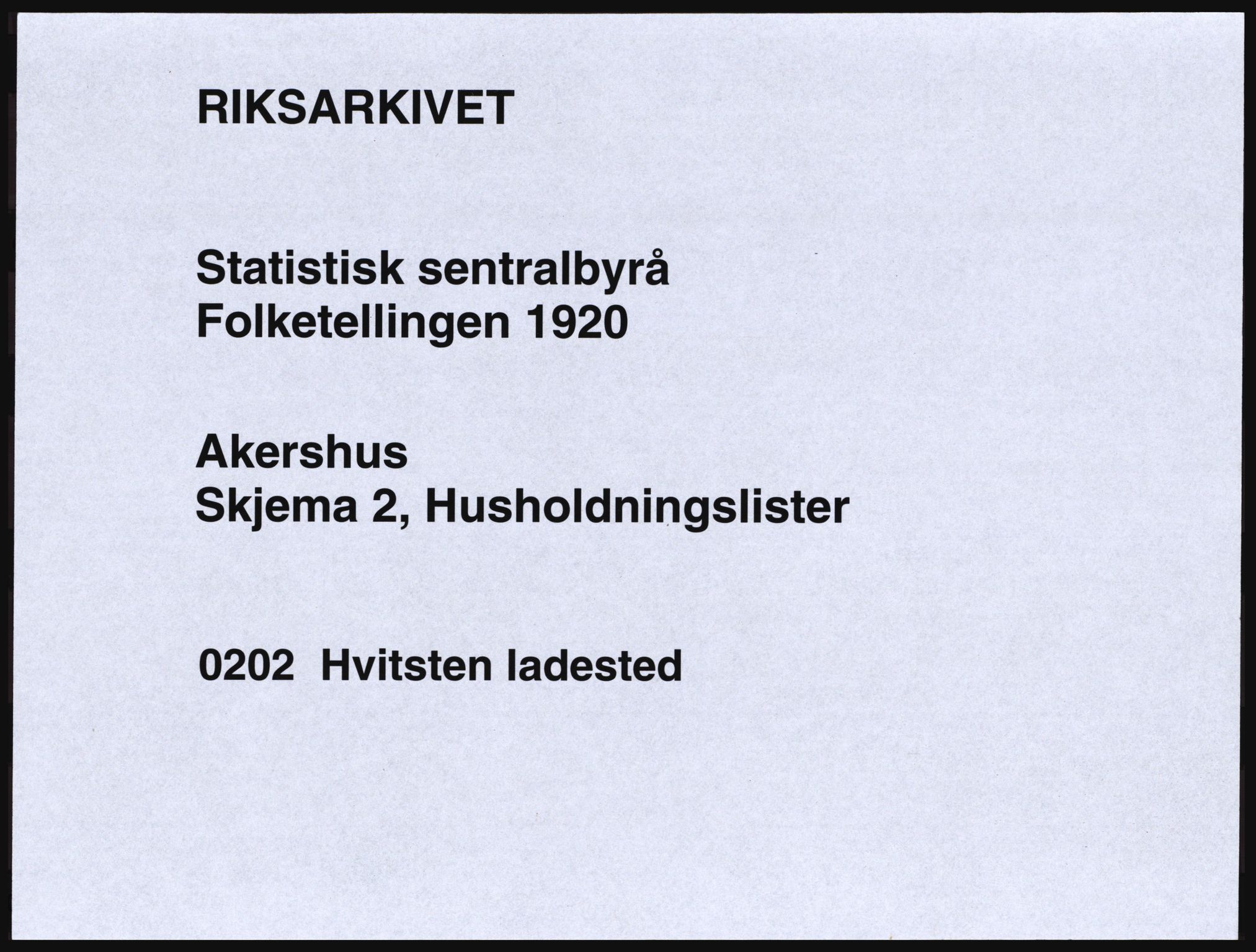 SAO, Folketelling 1920 for 0202 Hvitsten ladested, 1920, s. 82