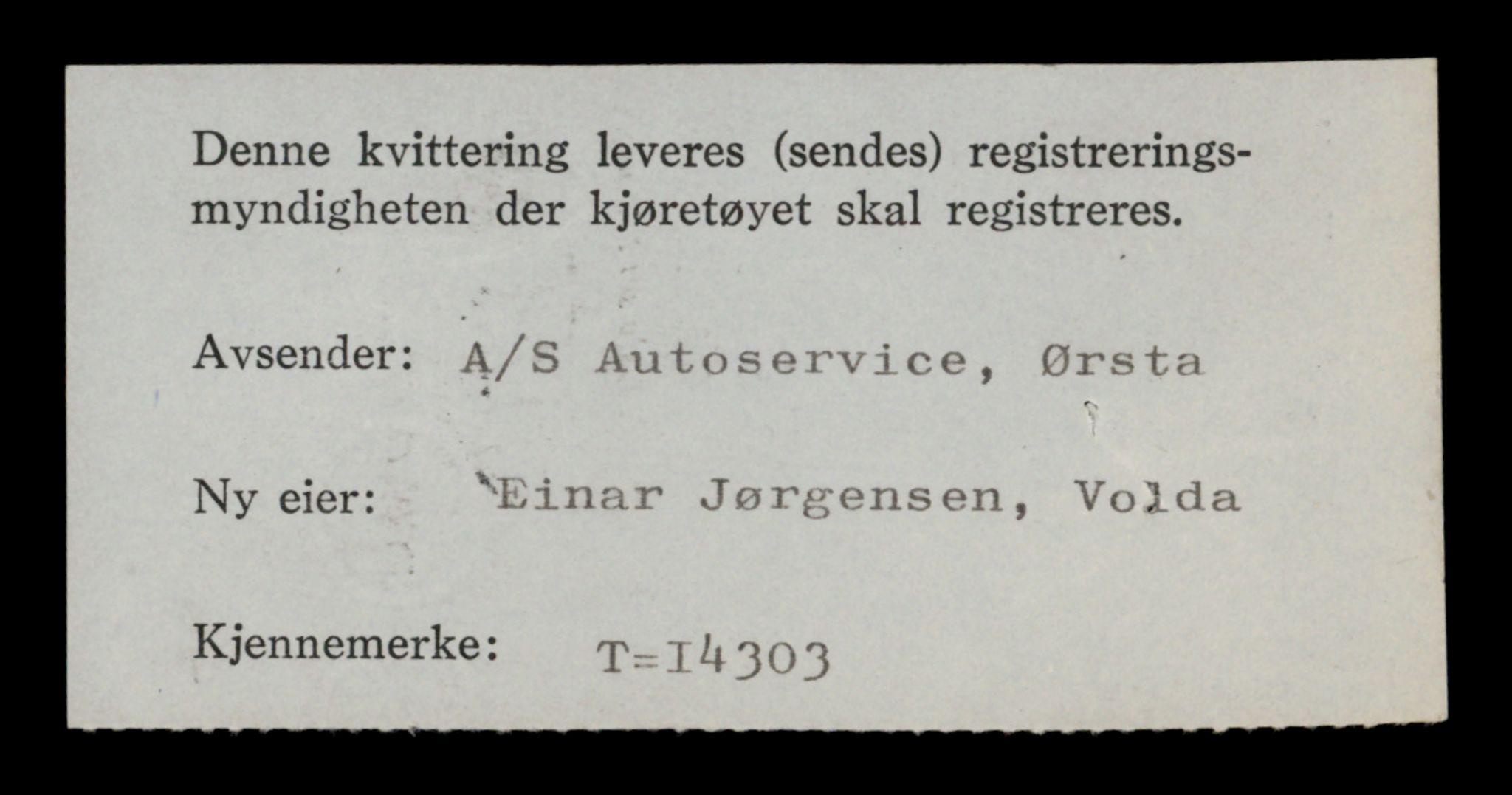 Møre og Romsdal vegkontor - Ålesund trafikkstasjon, AV/SAT-A-4099/F/Fe/L0044: Registreringskort for kjøretøy T 14205 - T 14319, 1927-1998, s. 2834