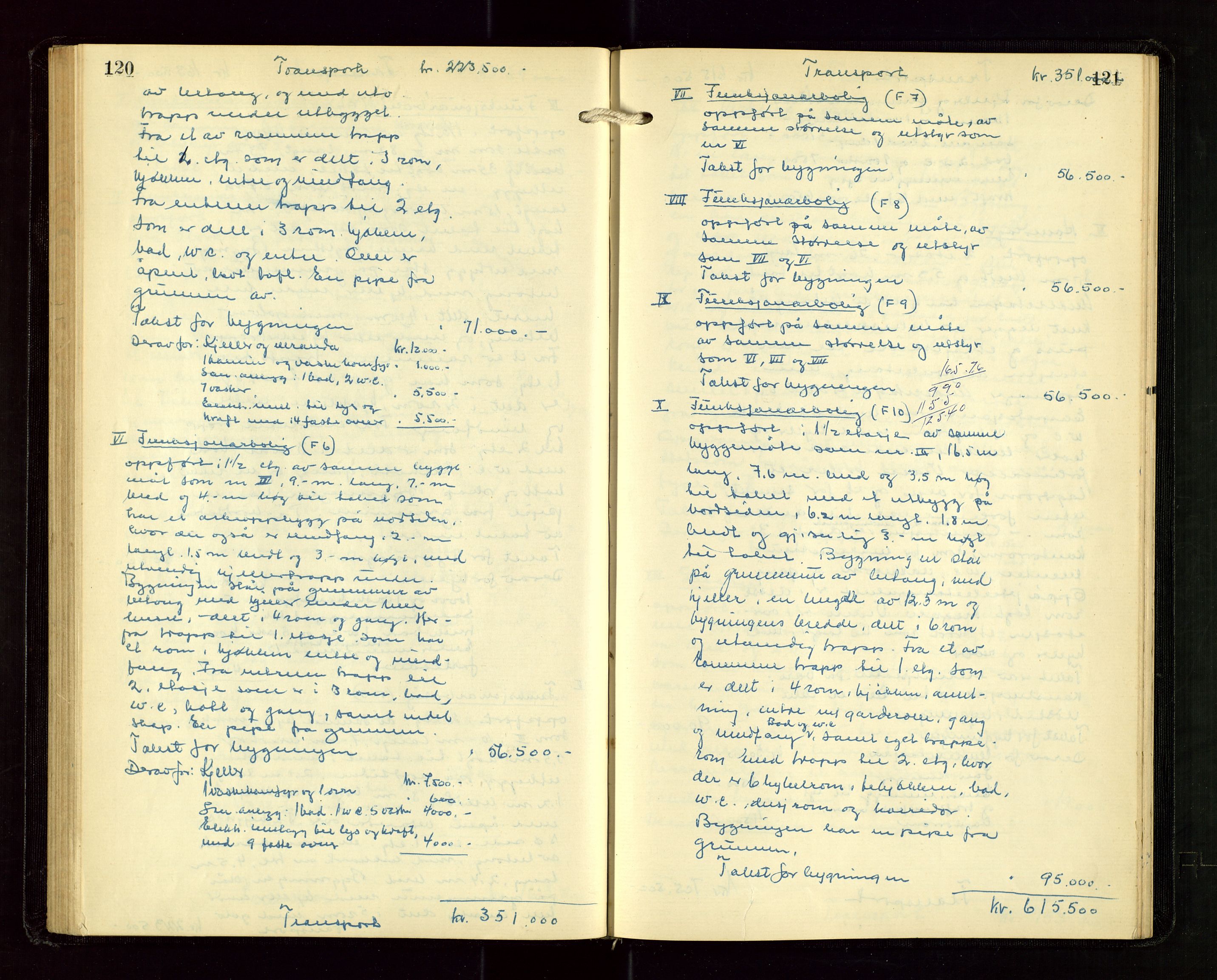 Høle og Forsand lensmannskontor, AV/SAST-A-100127/Goa/L0003: "Brandtakstprotokoll", 1936-1953, s. 120-121