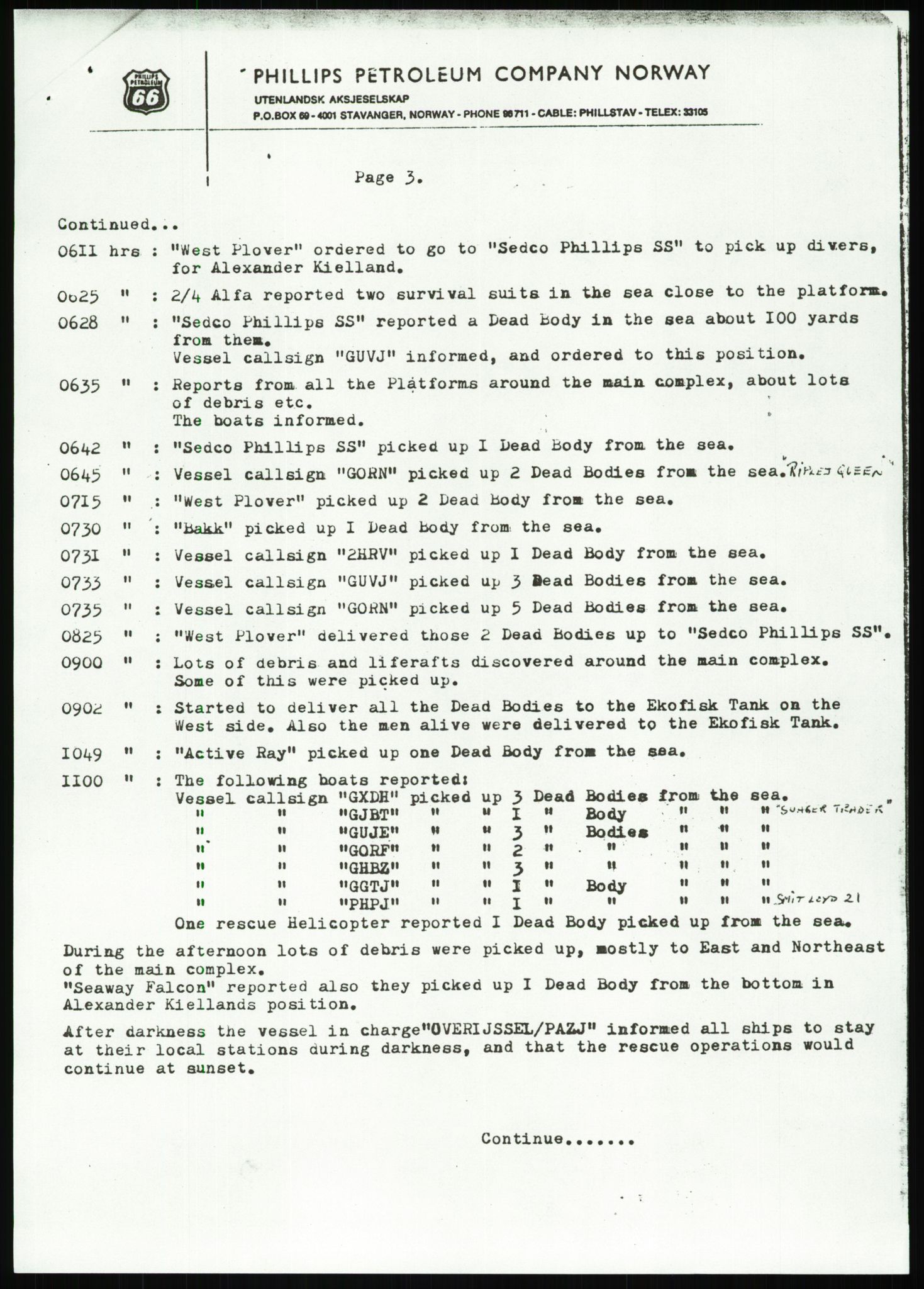 Justisdepartementet, Granskningskommisjonen ved Alexander Kielland-ulykken 27.3.1980, AV/RA-S-1165/D/L0007: B Stavanger Drilling A/S (Doku.liste + B1-B3 av av 4)/C Phillips Petroleum Company Norway (Doku.liste + C1-C12 av 12)/D Forex Neptune (Doku.liste + D1-D8 av 9), 1980-1981, s. 324