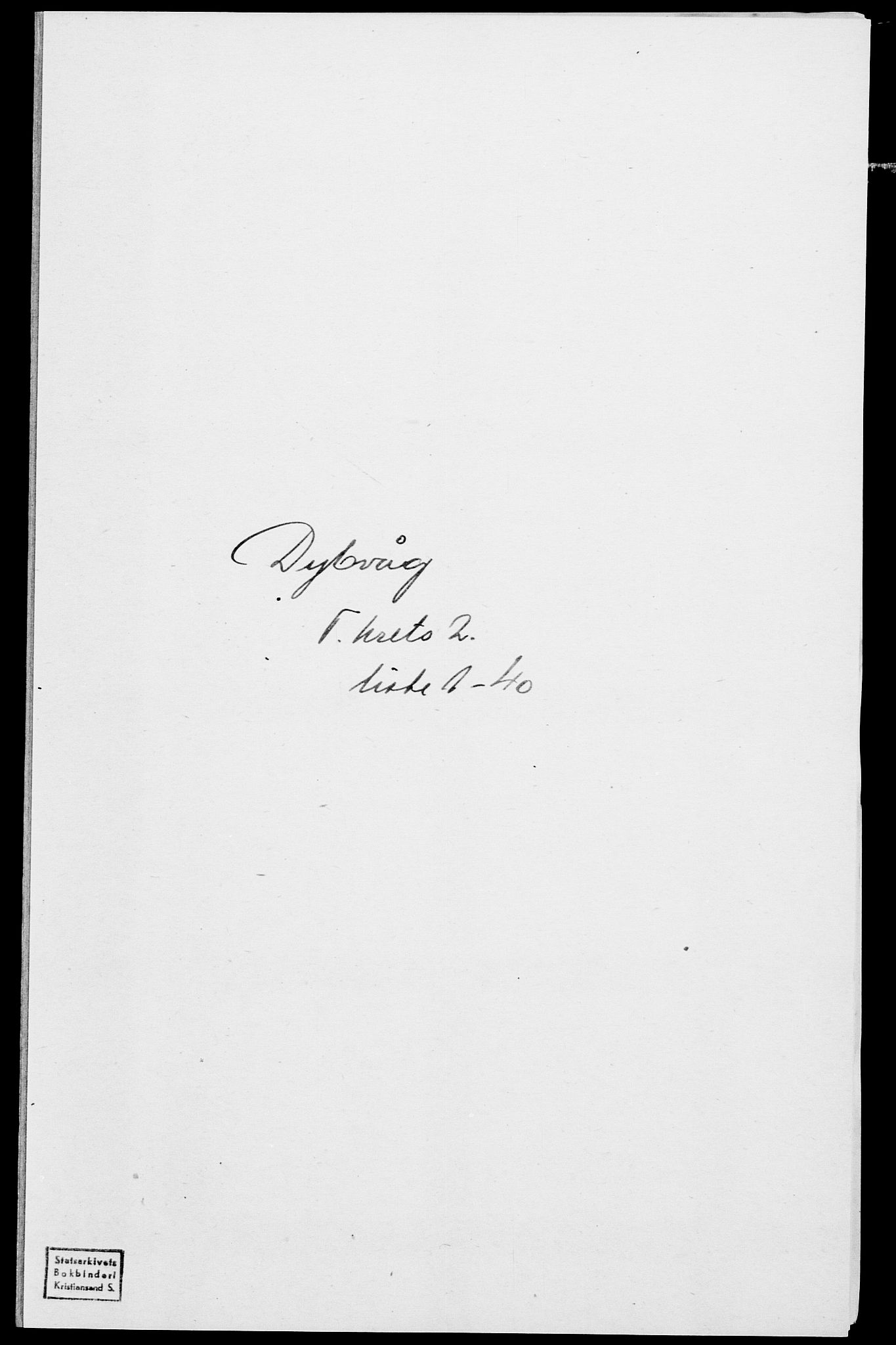 SAK, Folketelling 1875 for 0915P Dypvåg prestegjeld, 1875, s. 174