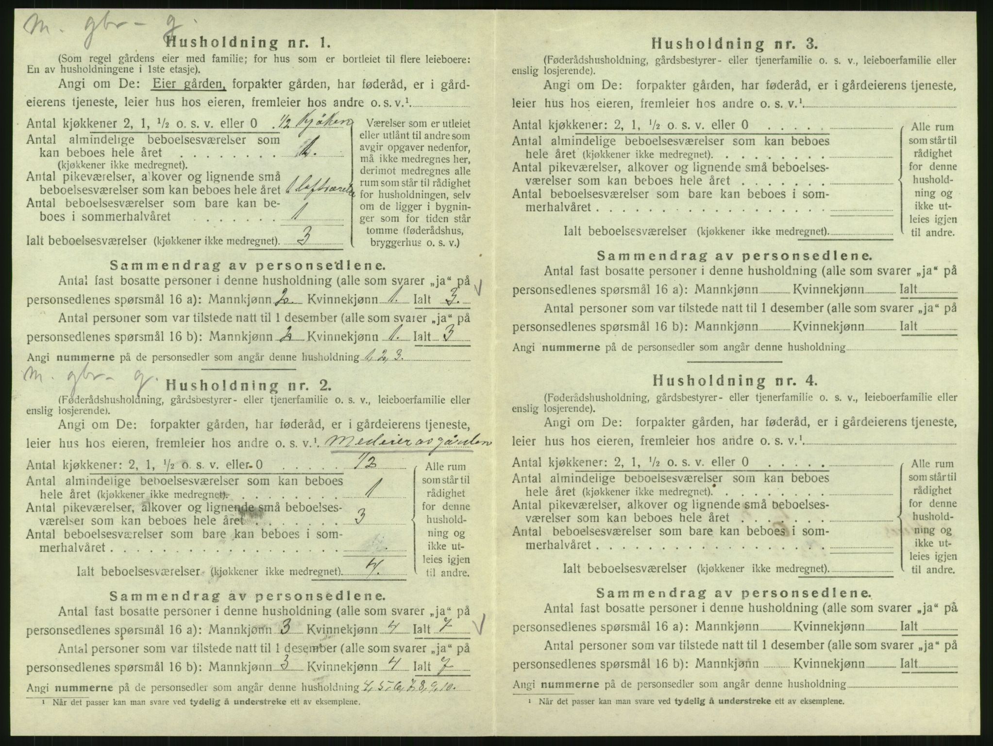 SAT, Folketelling 1920 for 1833 Mo herred, 1920, s. 1399