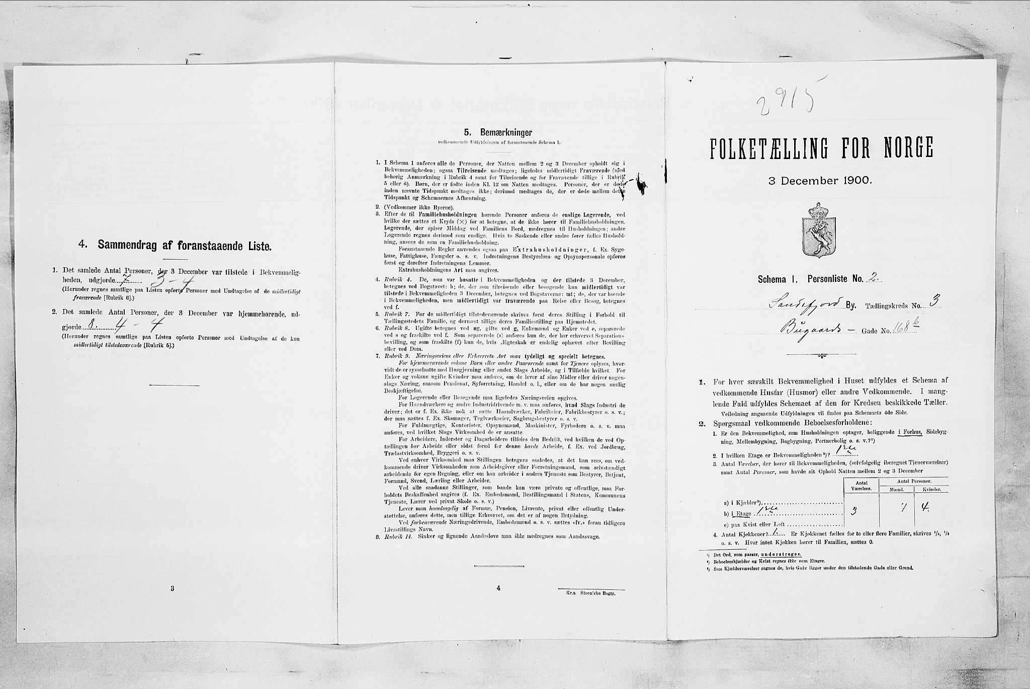 RA, Folketelling 1900 for 0706 Sandefjord kjøpstad, 1900, s. 723