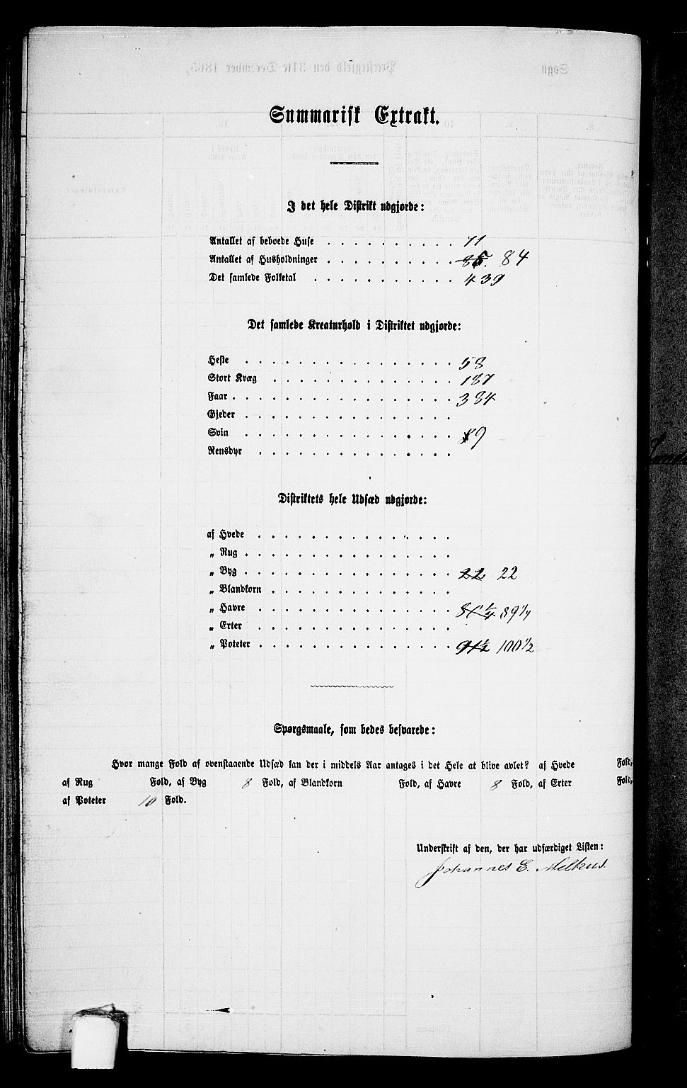 RA, Folketelling 1865 for 1150P Skudenes prestegjeld, 1865, s. 134