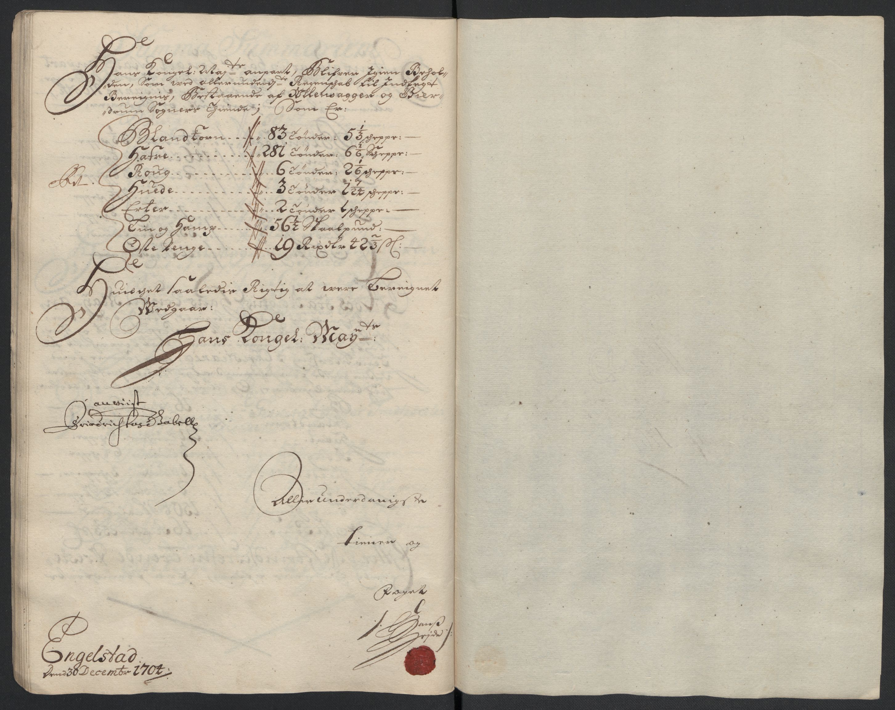 Rentekammeret inntil 1814, Reviderte regnskaper, Fogderegnskap, AV/RA-EA-4092/R12/L0717: Fogderegnskap Øvre Romerike, 1704-1705, s. 57