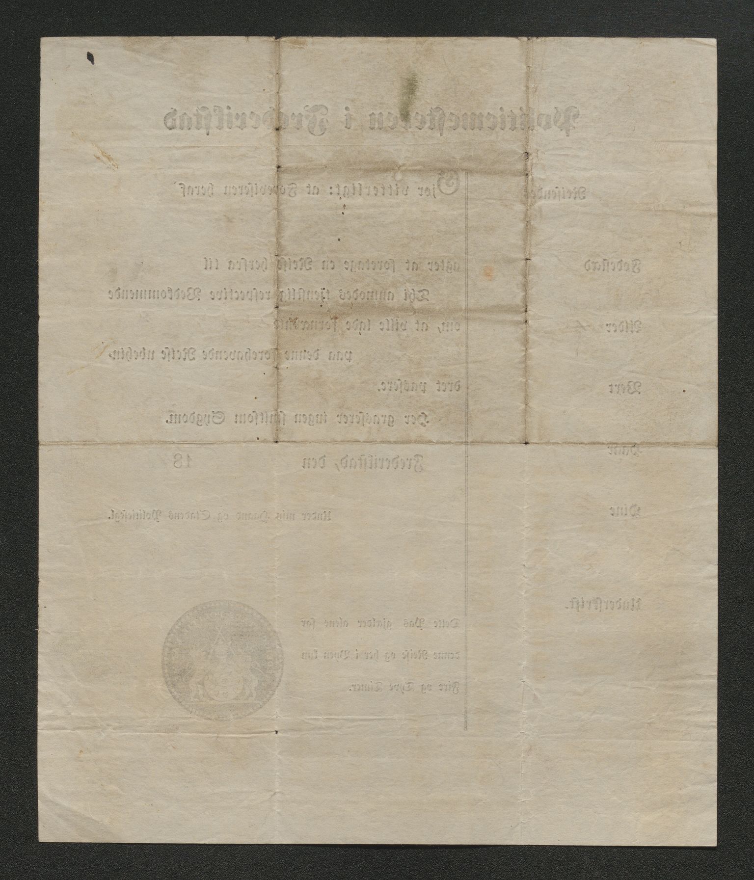 Drammen politikammer, AV/SAKO-A-623/I/Ia/Iab/L0006: Innleverte pass, 1841-1842, s. 461