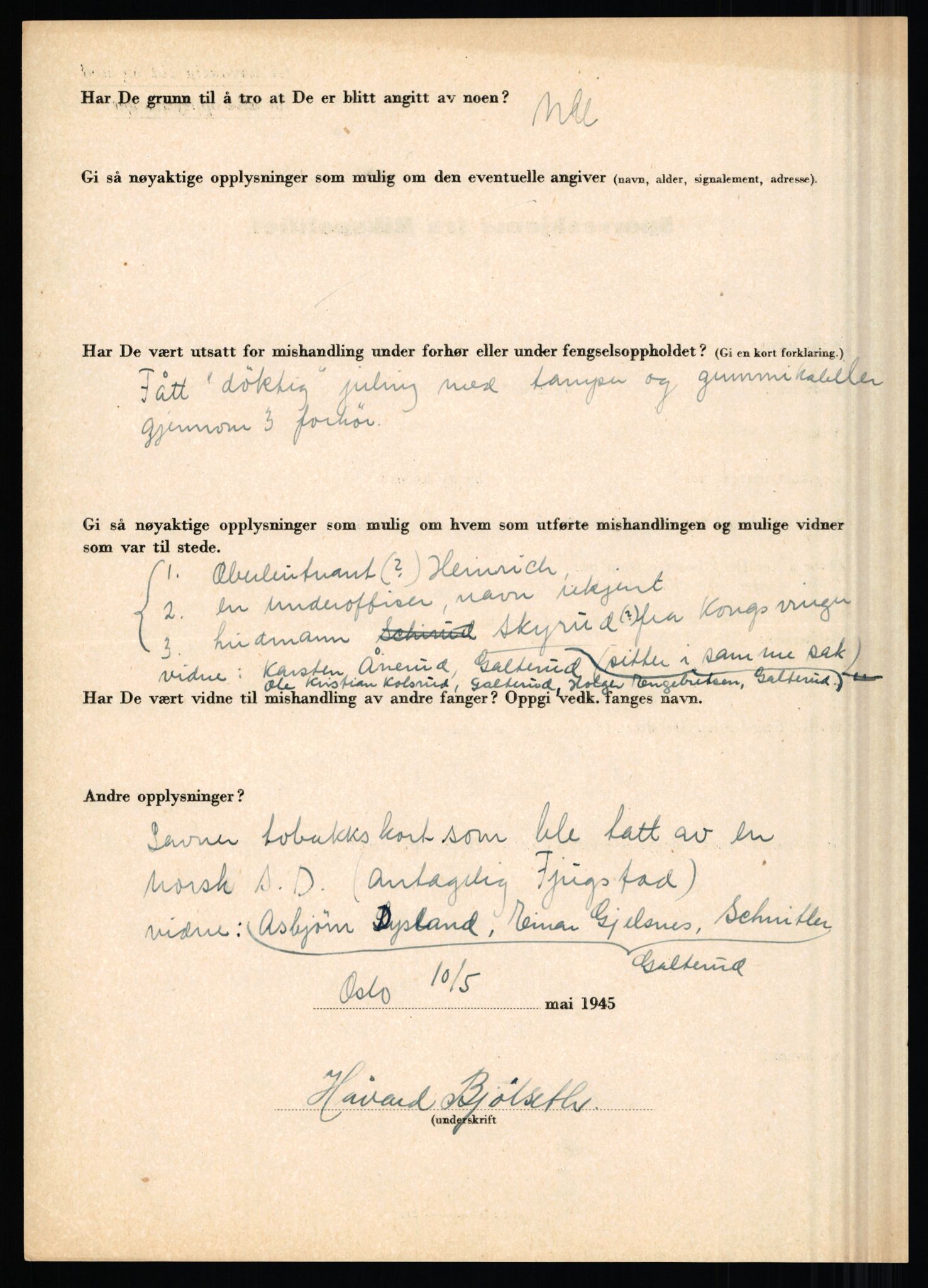 Rikspolitisjefen, AV/RA-S-1560/L/L0002: Berg, Alf - Bråthen, Thorleif, 1940-1945, s. 515