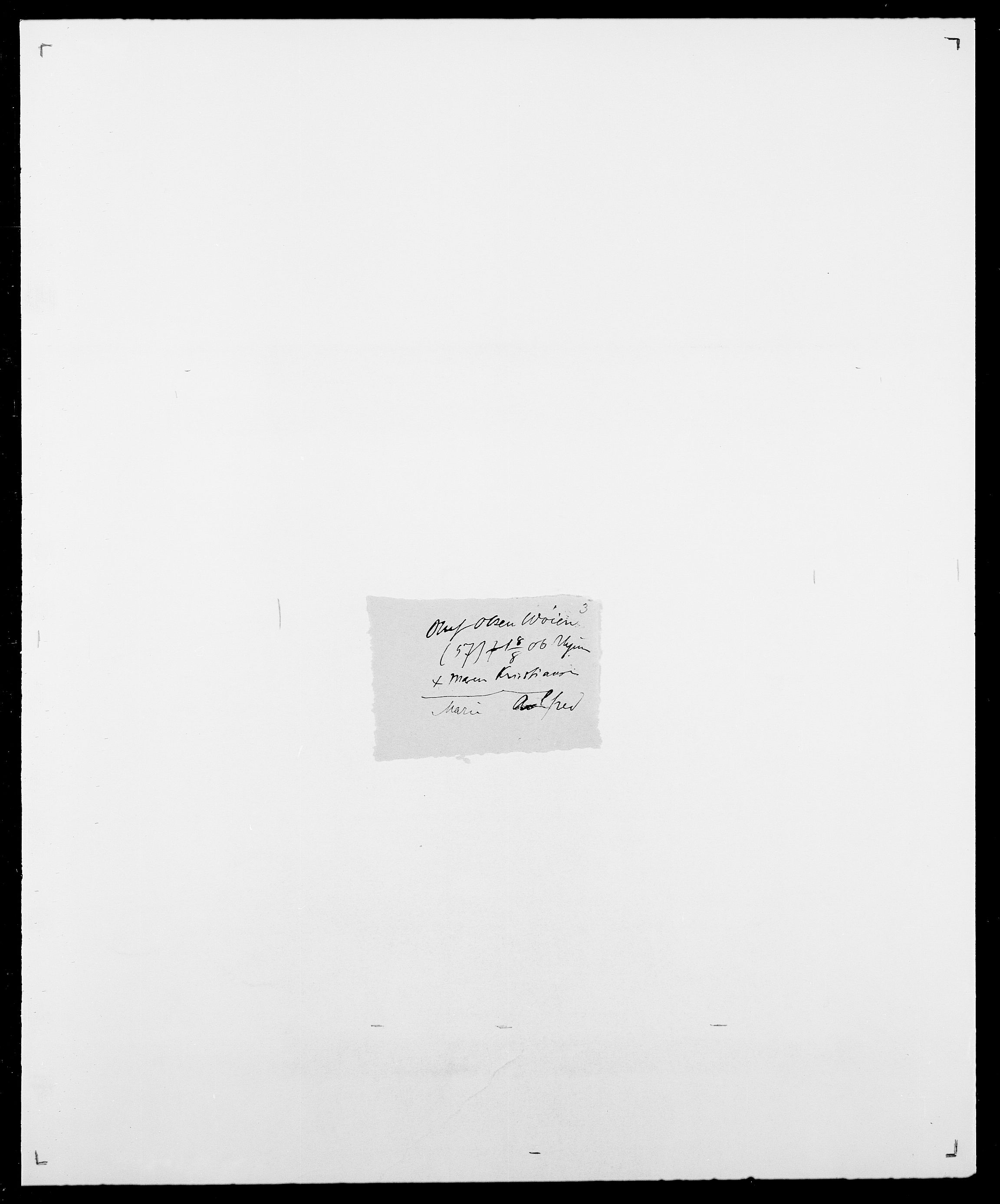 Delgobe, Charles Antoine - samling, SAO/PAO-0038/D/Da/L0043: Wulfsberg - v. Zanten, s. 35