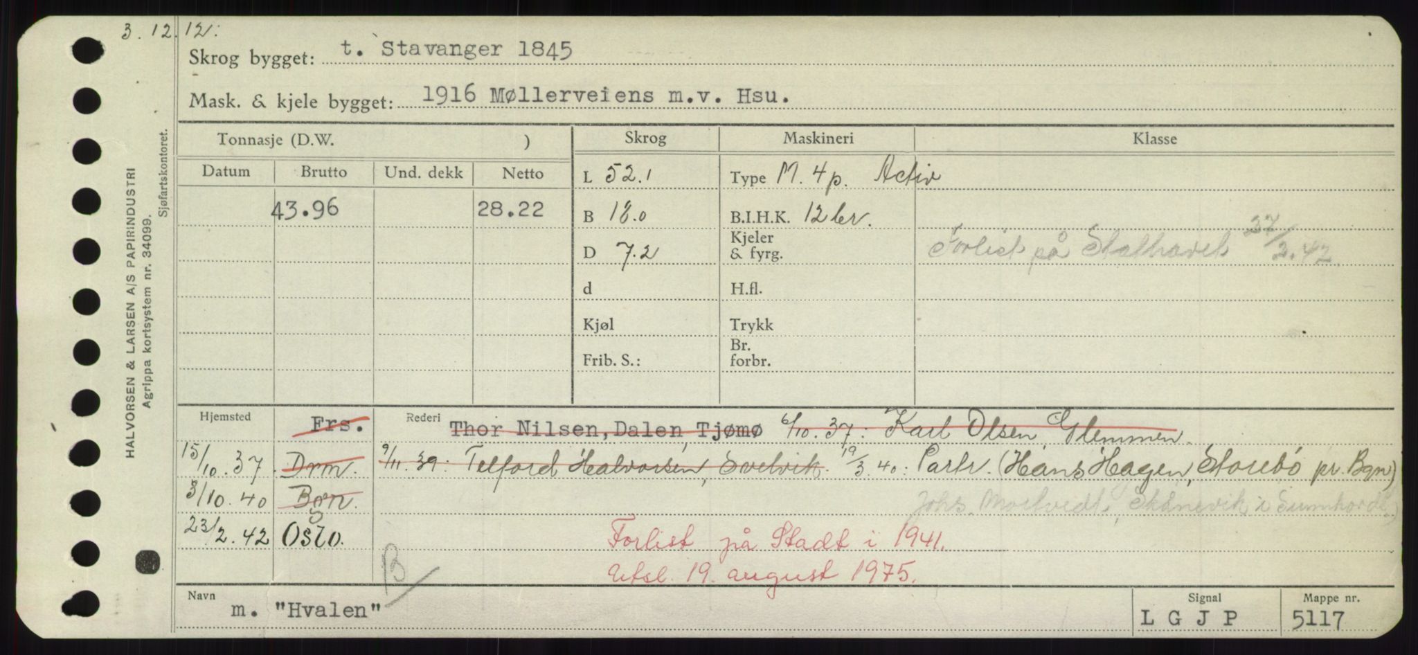 Sjøfartsdirektoratet med forløpere, Skipsmålingen, AV/RA-S-1627/H/Hd/L0017: Fartøy, Holi-Hå, s. 189