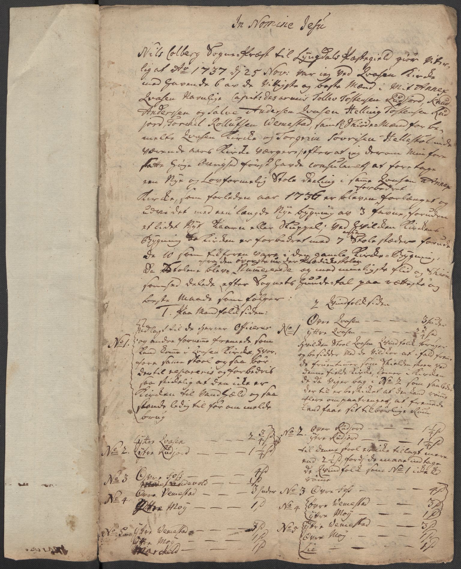 Riksarkivets diplomsamling, RA/EA-5965/F15/L0032: Prestearkiv Vest-Agder, 1652-1741, s. 96