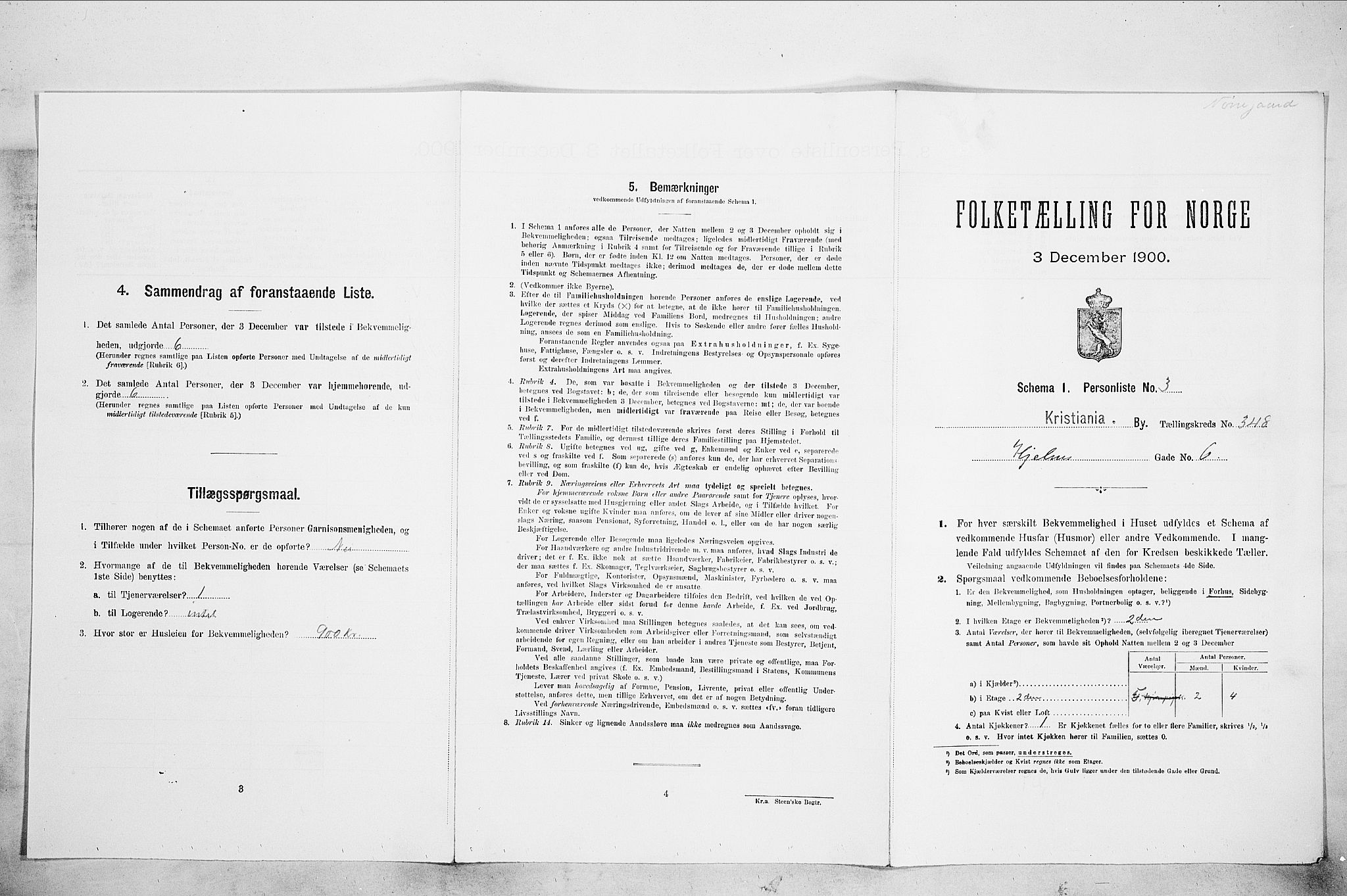 SAO, Folketelling 1900 for 0301 Kristiania kjøpstad, 1900, s. 37942