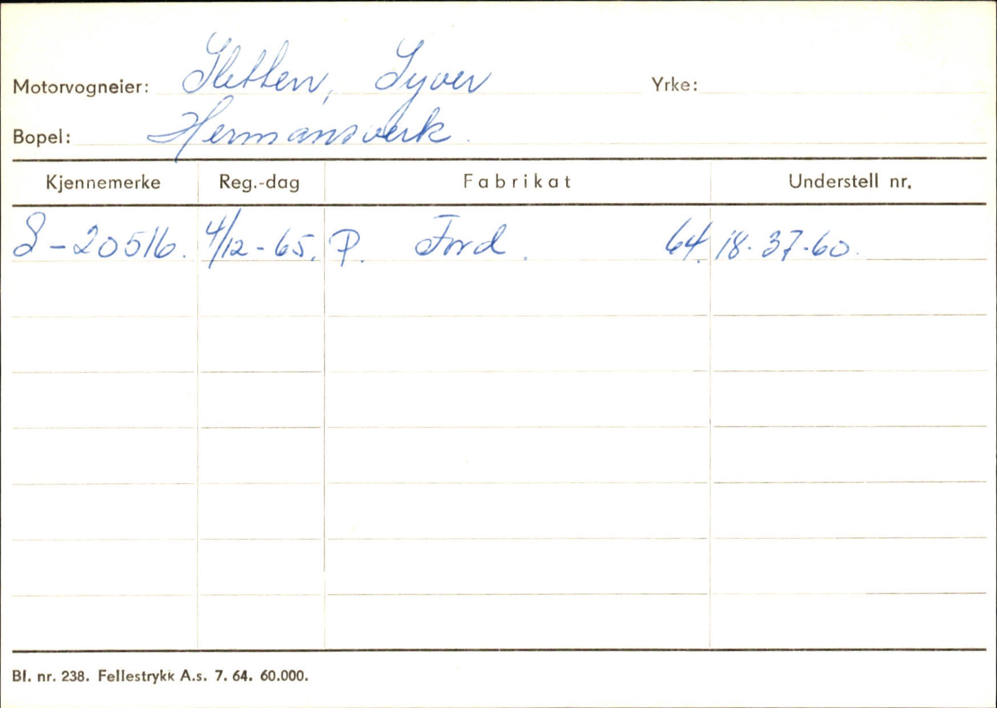 Statens vegvesen, Sogn og Fjordane vegkontor, SAB/A-5301/4/F/L0126: Eigarregister Fjaler M-Å. Leikanger A-Å, 1945-1975, s. 2110