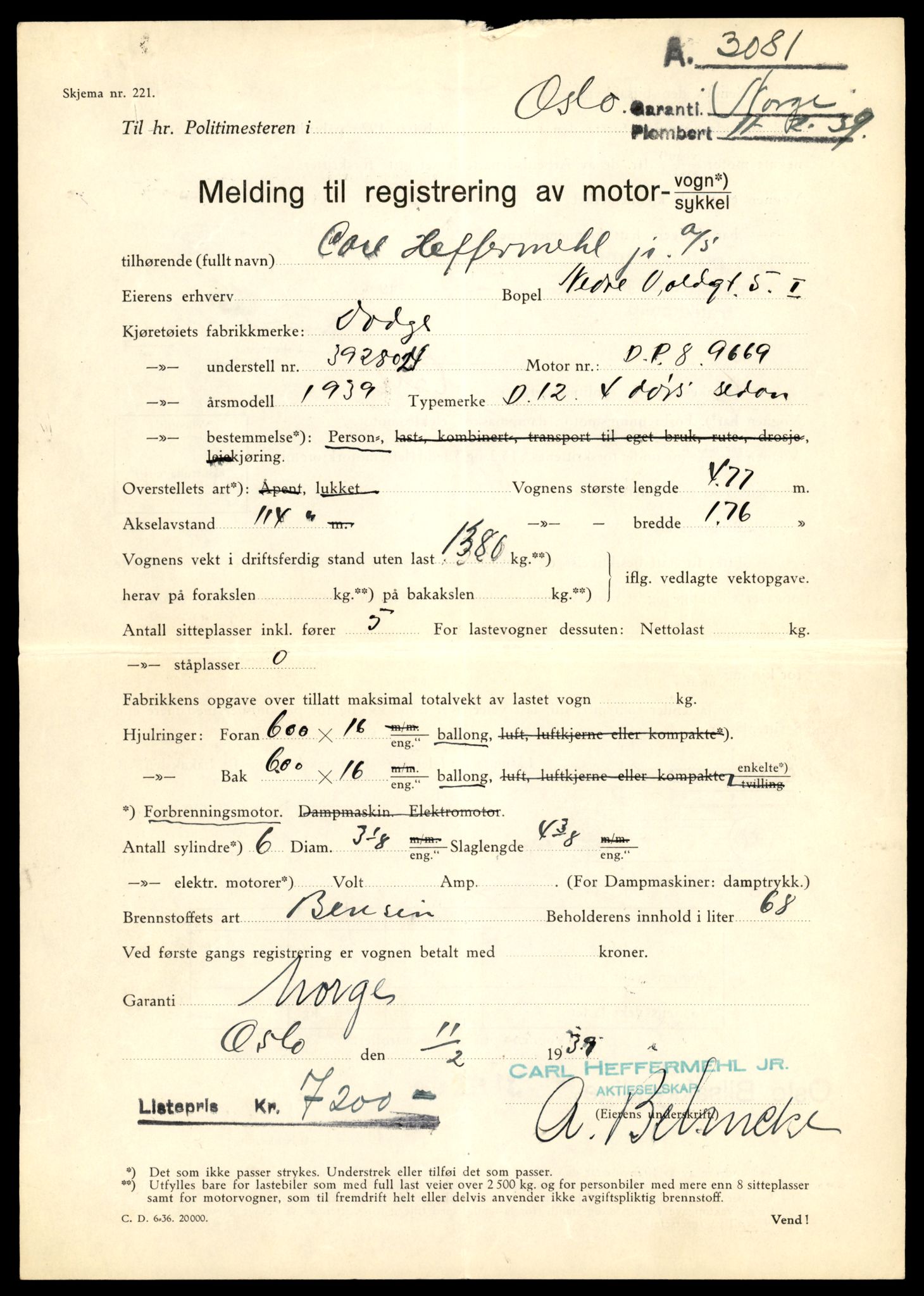 Møre og Romsdal vegkontor - Ålesund trafikkstasjon, AV/SAT-A-4099/F/Fe/L0049: Registreringskort for kjøretøy T 14864 - T 18613, 1927-1998, s. 681