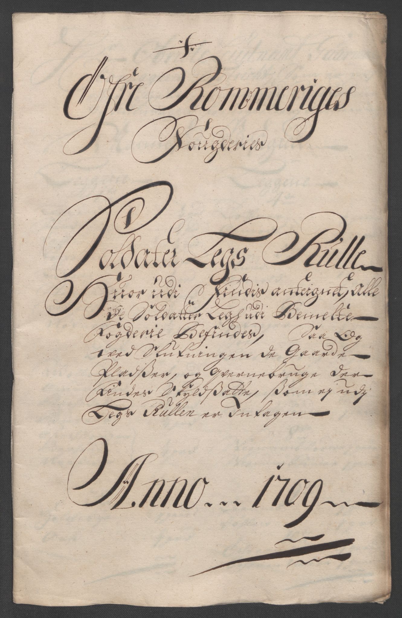 Rentekammeret inntil 1814, Reviderte regnskaper, Fogderegnskap, RA/EA-4092/R12/L0719: Fogderegnskap Øvre Romerike, 1708-1709, s. 353