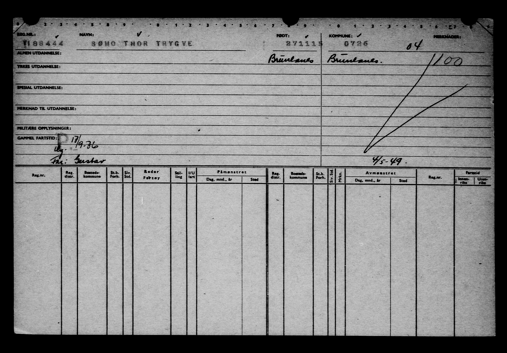 Direktoratet for sjømenn, AV/RA-S-3545/G/Gb/L0134: Hovedkort, 1915, s. 682