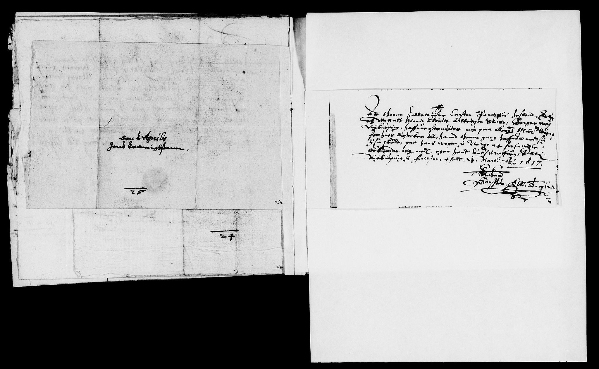 Rentekammeret inntil 1814, Reviderte regnskaper, Lensregnskaper, AV/RA-EA-5023/R/Rb/Rbm/L0001: Eiker len, 1607-1618