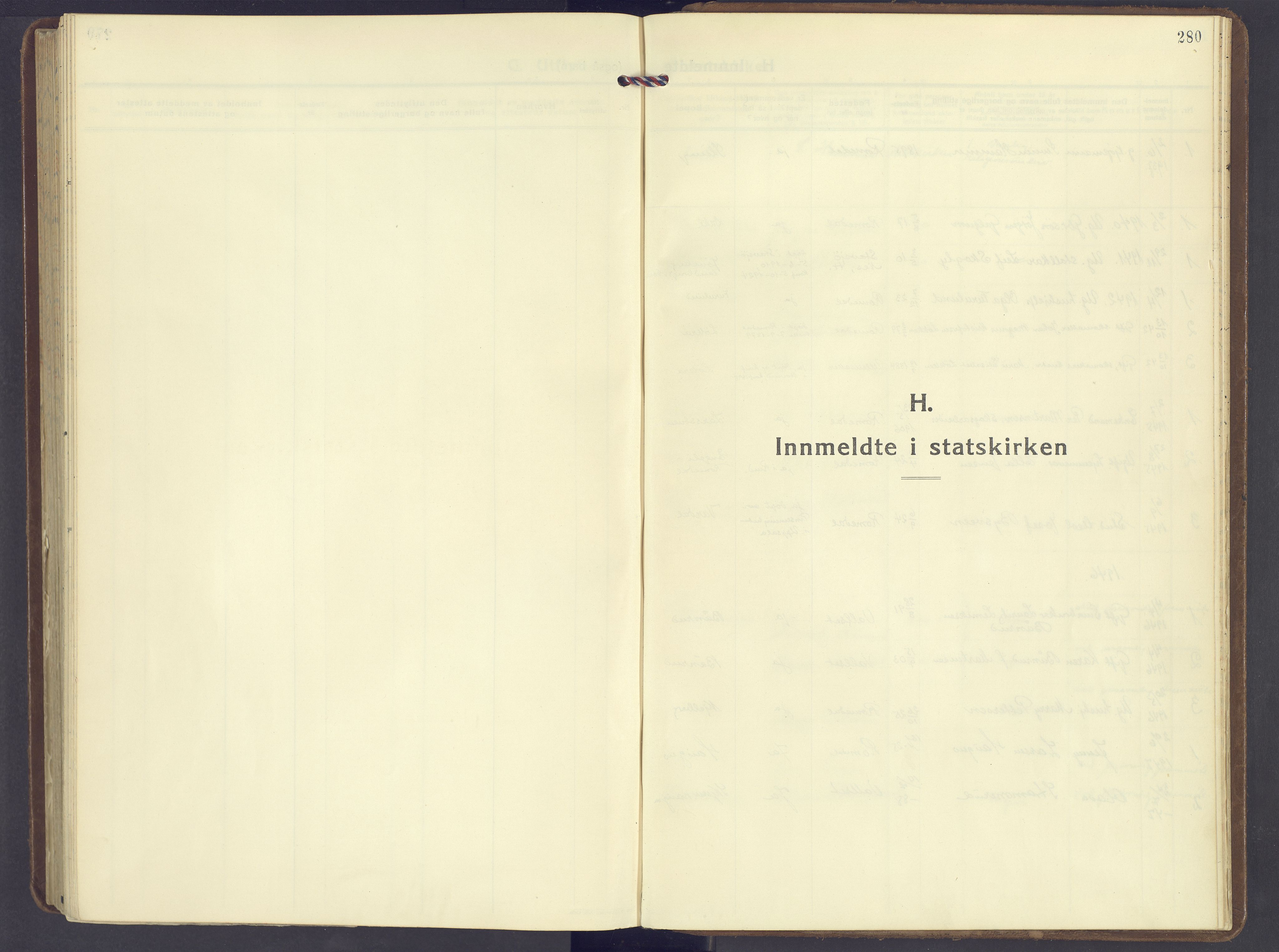 Romedal prestekontor, AV/SAH-PREST-004/K/L0014: Ministerialbok nr. 14, 1936-1949, s. 280