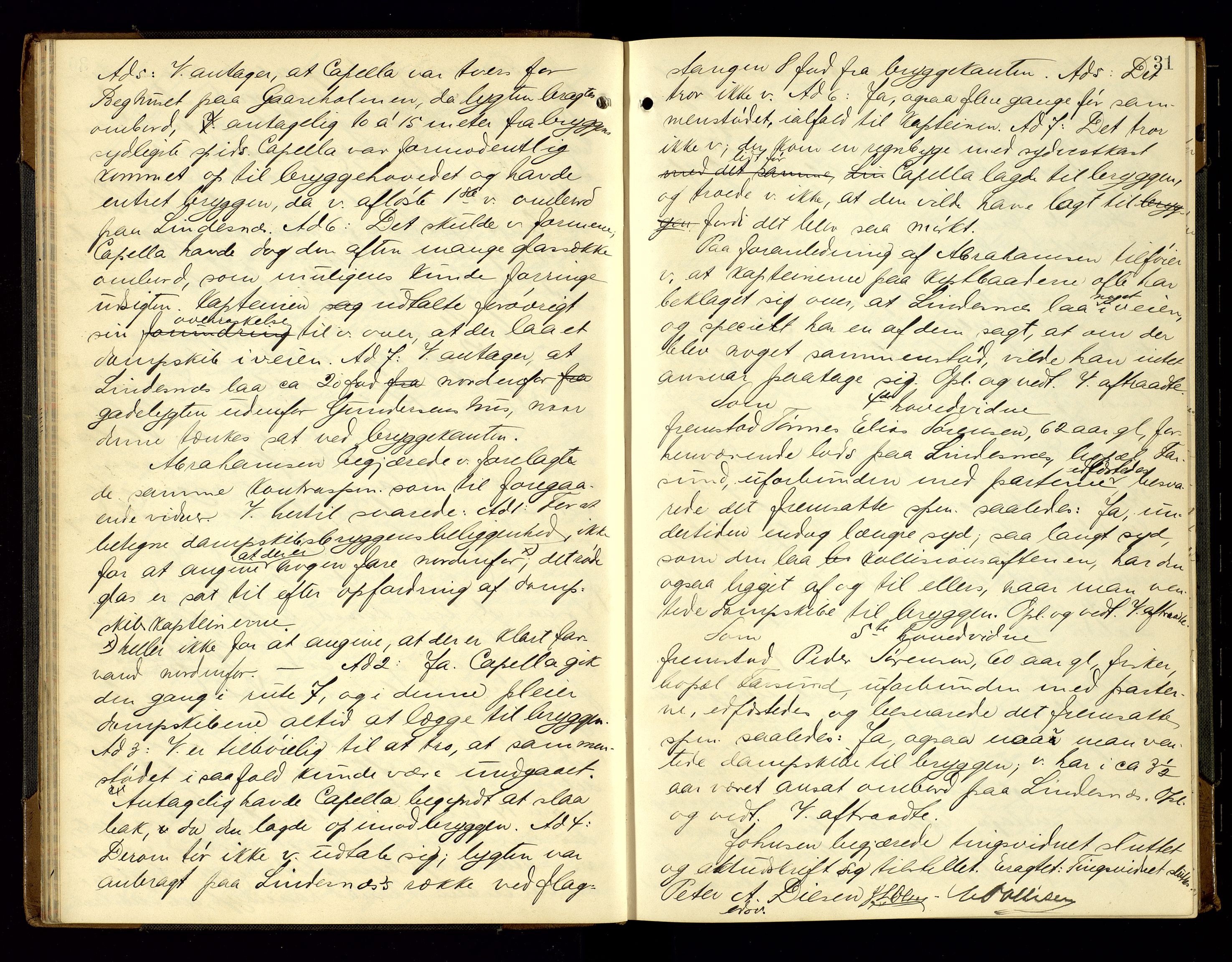Lyngdal sorenskriveri, AV/SAK-1221-0004/F/Fb/L0093: Ekstrarettsprotokoll nr. 29, 1901-1904, s. 31