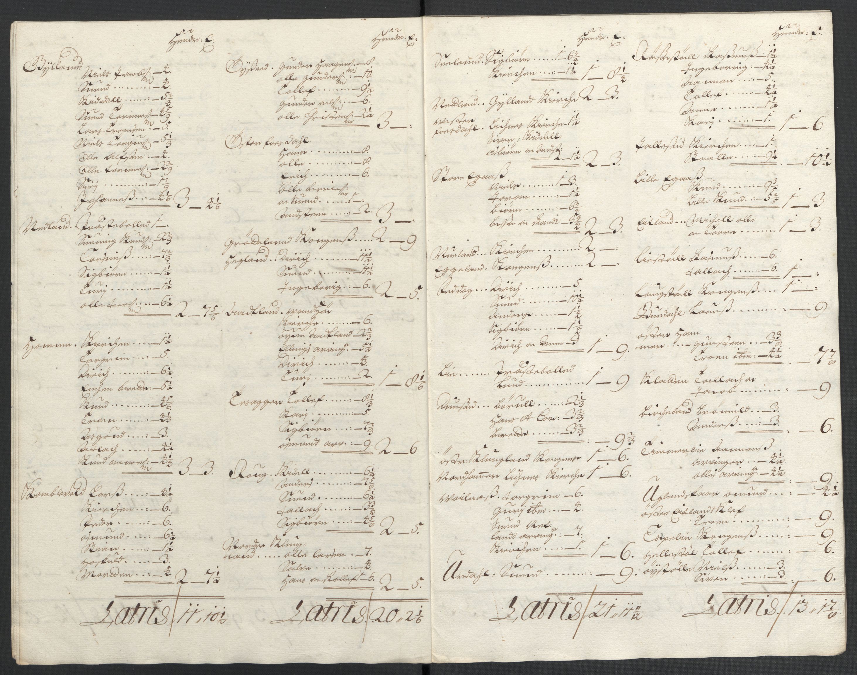 Rentekammeret inntil 1814, Reviderte regnskaper, Fogderegnskap, AV/RA-EA-4092/R43/L2546: Fogderegnskap Lista og Mandal, 1696-1697, s. 240