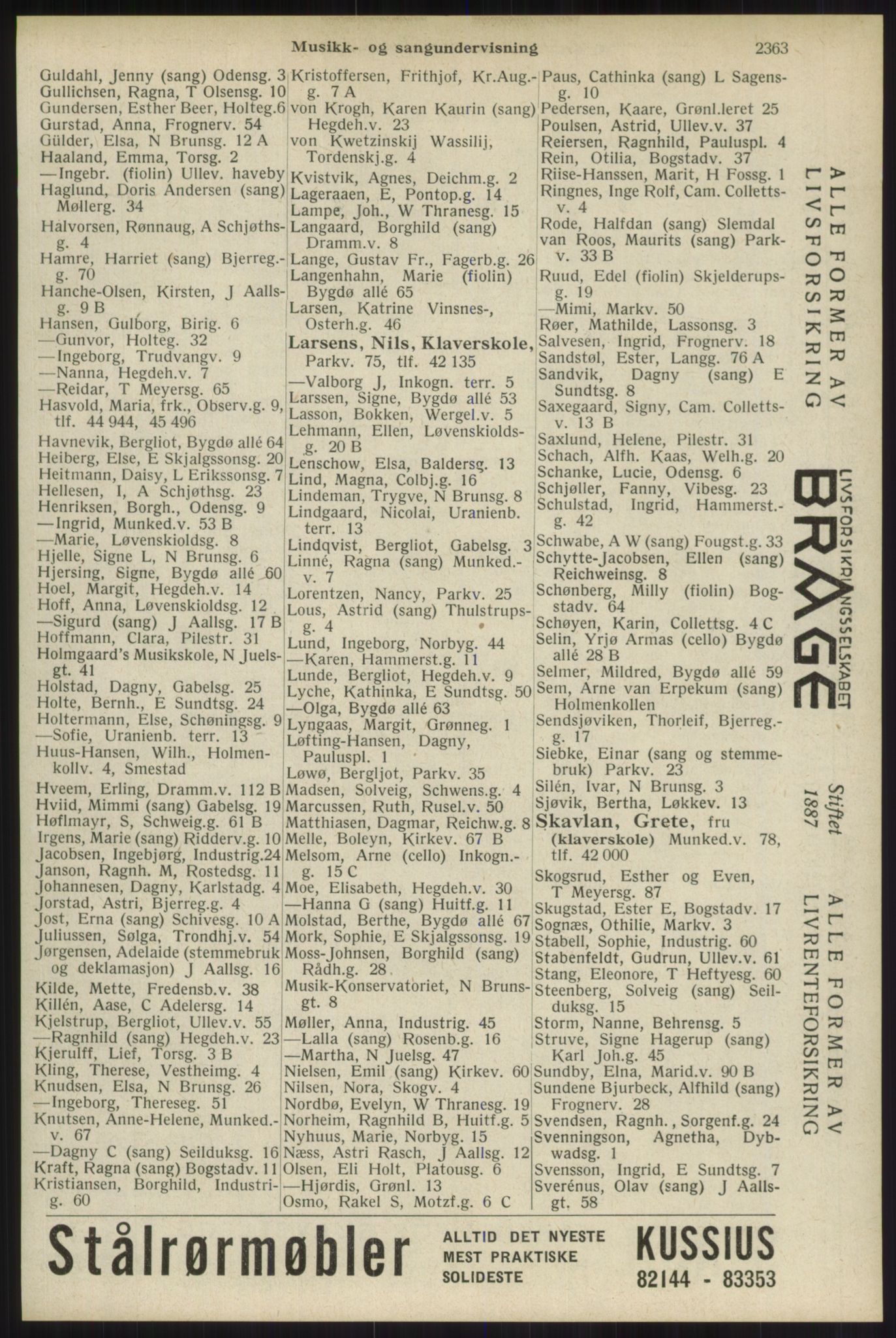Kristiania/Oslo adressebok, PUBL/-, 1934, s. 2363