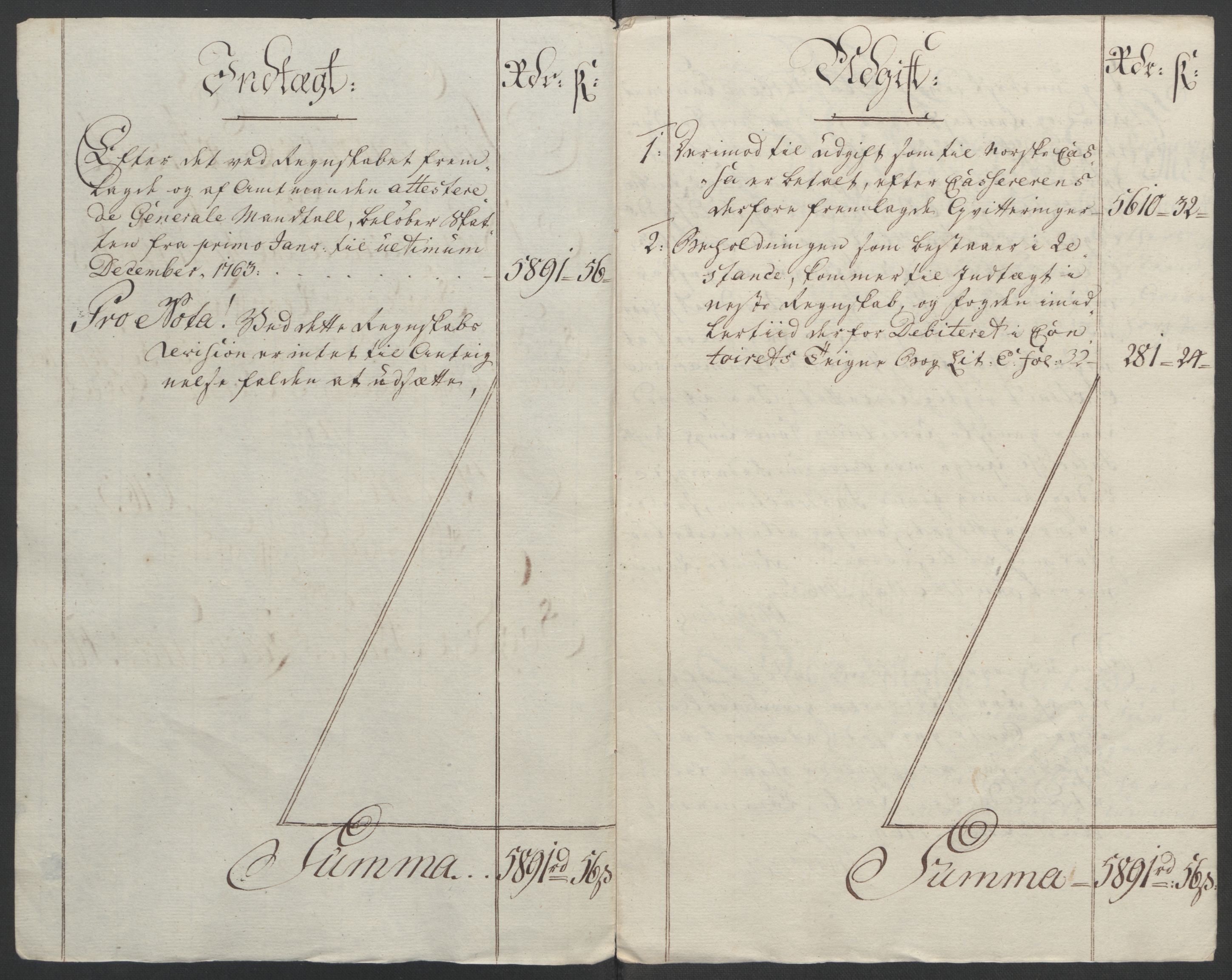 Rentekammeret inntil 1814, Reviderte regnskaper, Fogderegnskap, AV/RA-EA-4092/R24/L1672: Ekstraskatten Numedal og Sandsvær, 1762-1767, s. 131