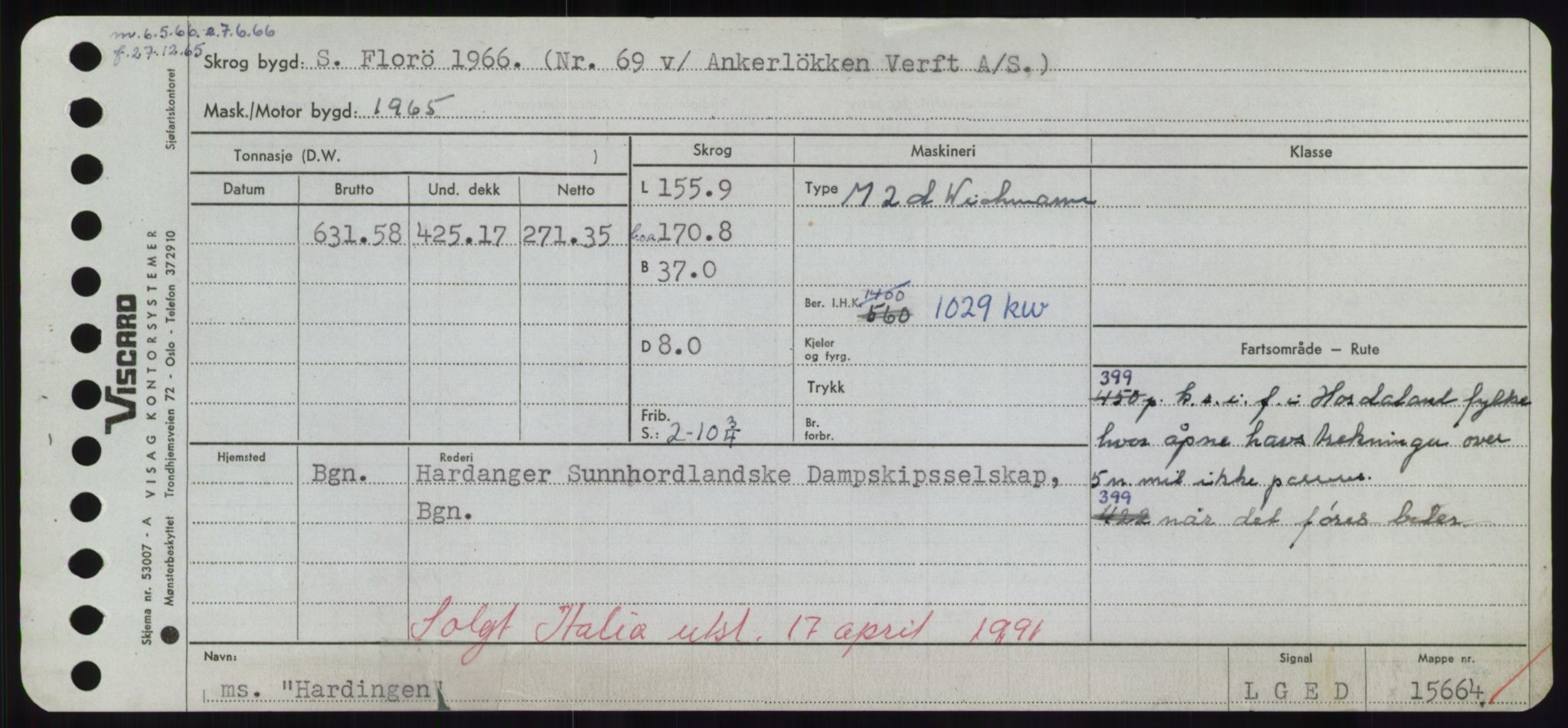 Sjøfartsdirektoratet med forløpere, Skipsmålingen, AV/RA-S-1627/H/Hd/L0014: Fartøy, H-Havl, s. 317