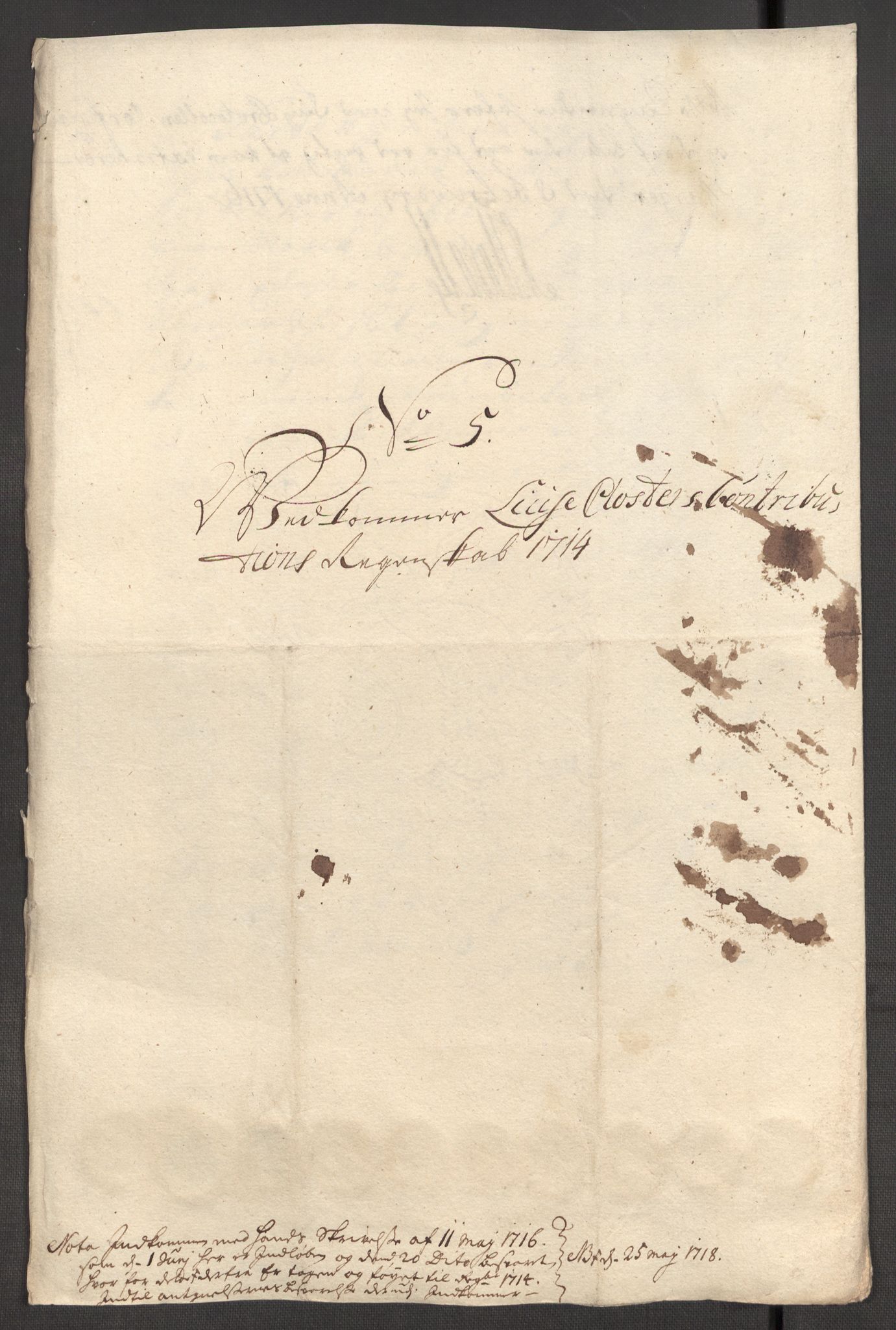 Rentekammeret inntil 1814, Reviderte regnskaper, Fogderegnskap, RA/EA-4092/R50/L3160: Fogderegnskap Lyse kloster, 1710-1719, s. 306