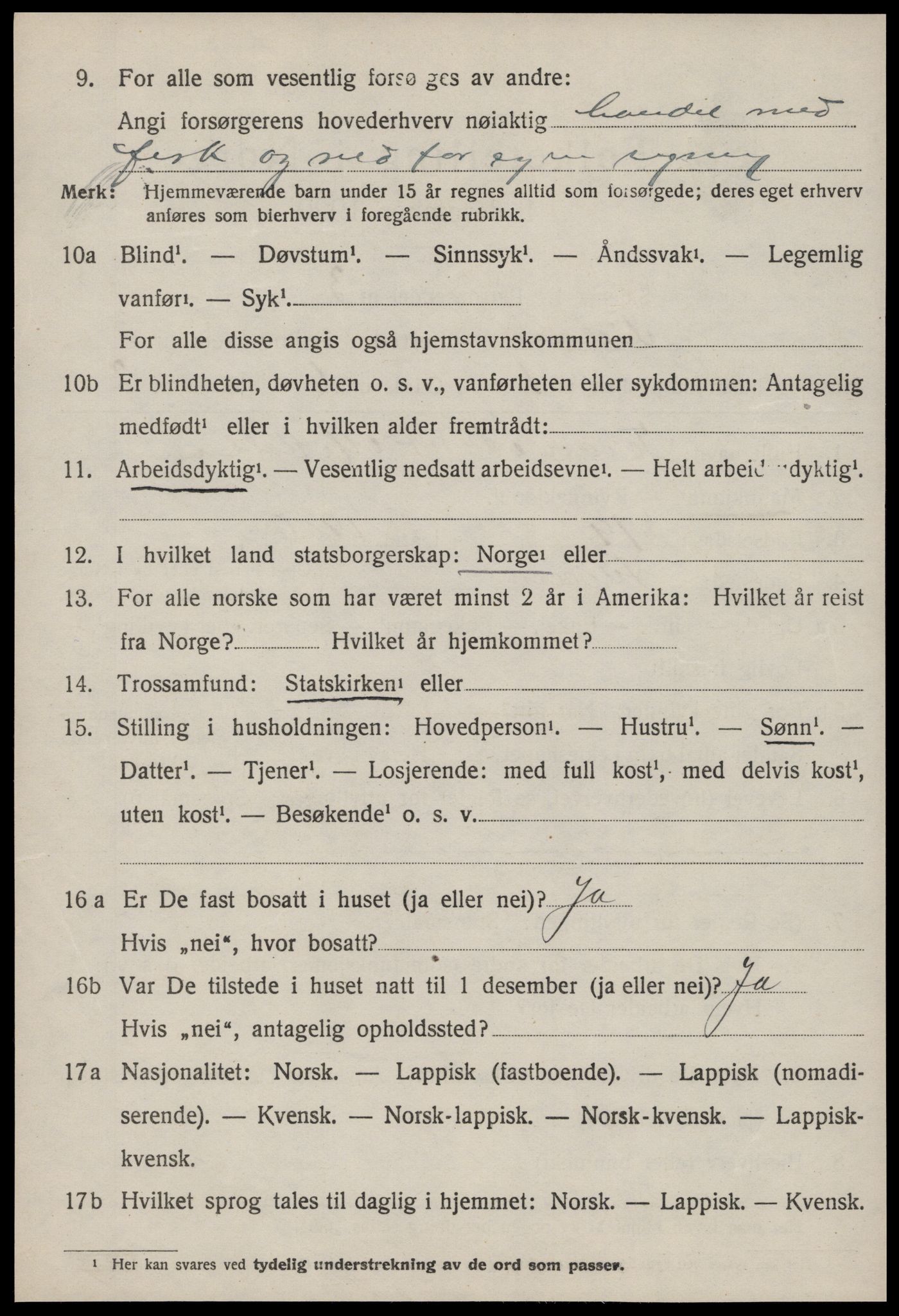 SAT, Folketelling 1920 for 1616 Fillan herred, 1920, s. 1469