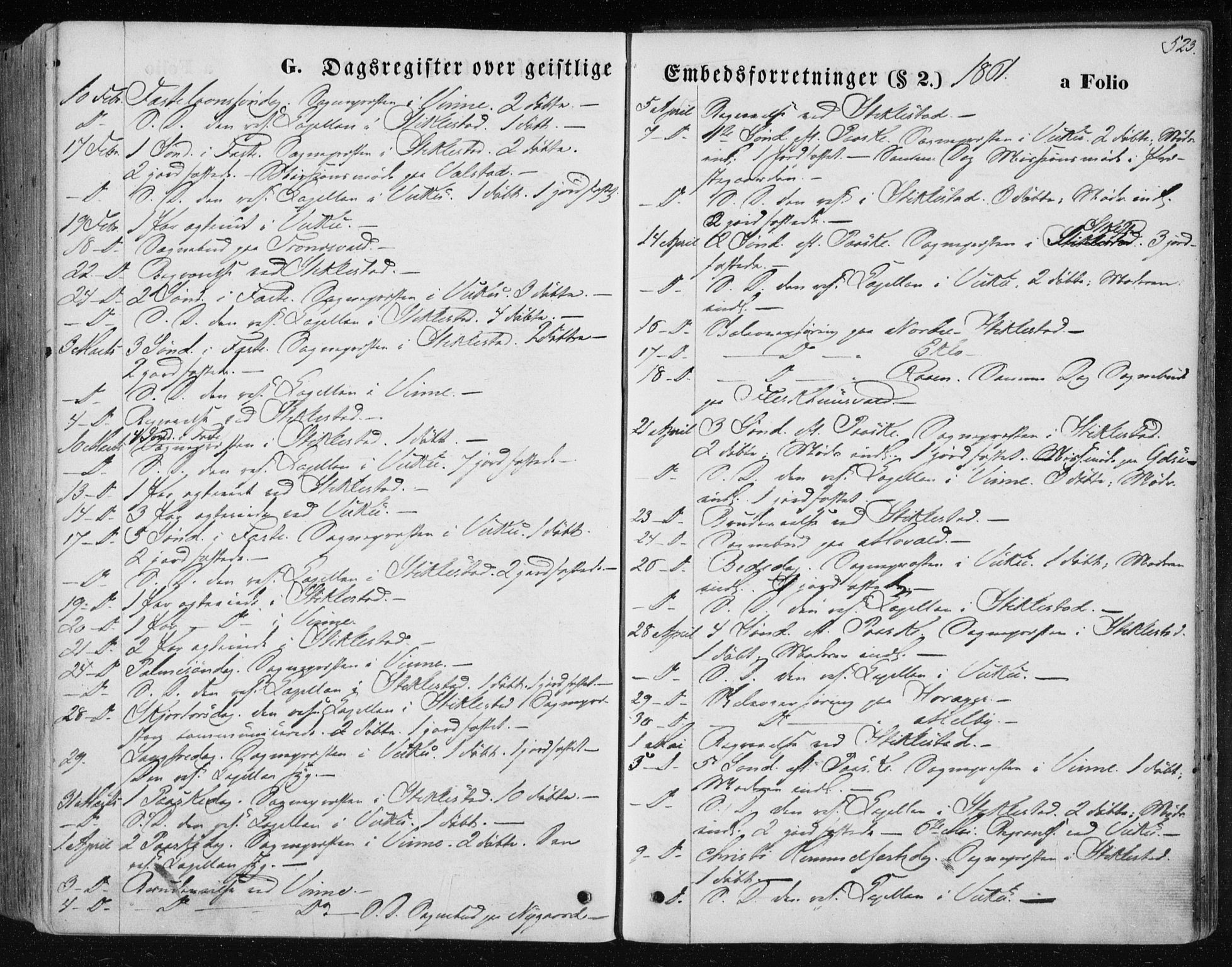 Ministerialprotokoller, klokkerbøker og fødselsregistre - Nord-Trøndelag, SAT/A-1458/723/L0241: Ministerialbok nr. 723A10, 1860-1869, s. 523