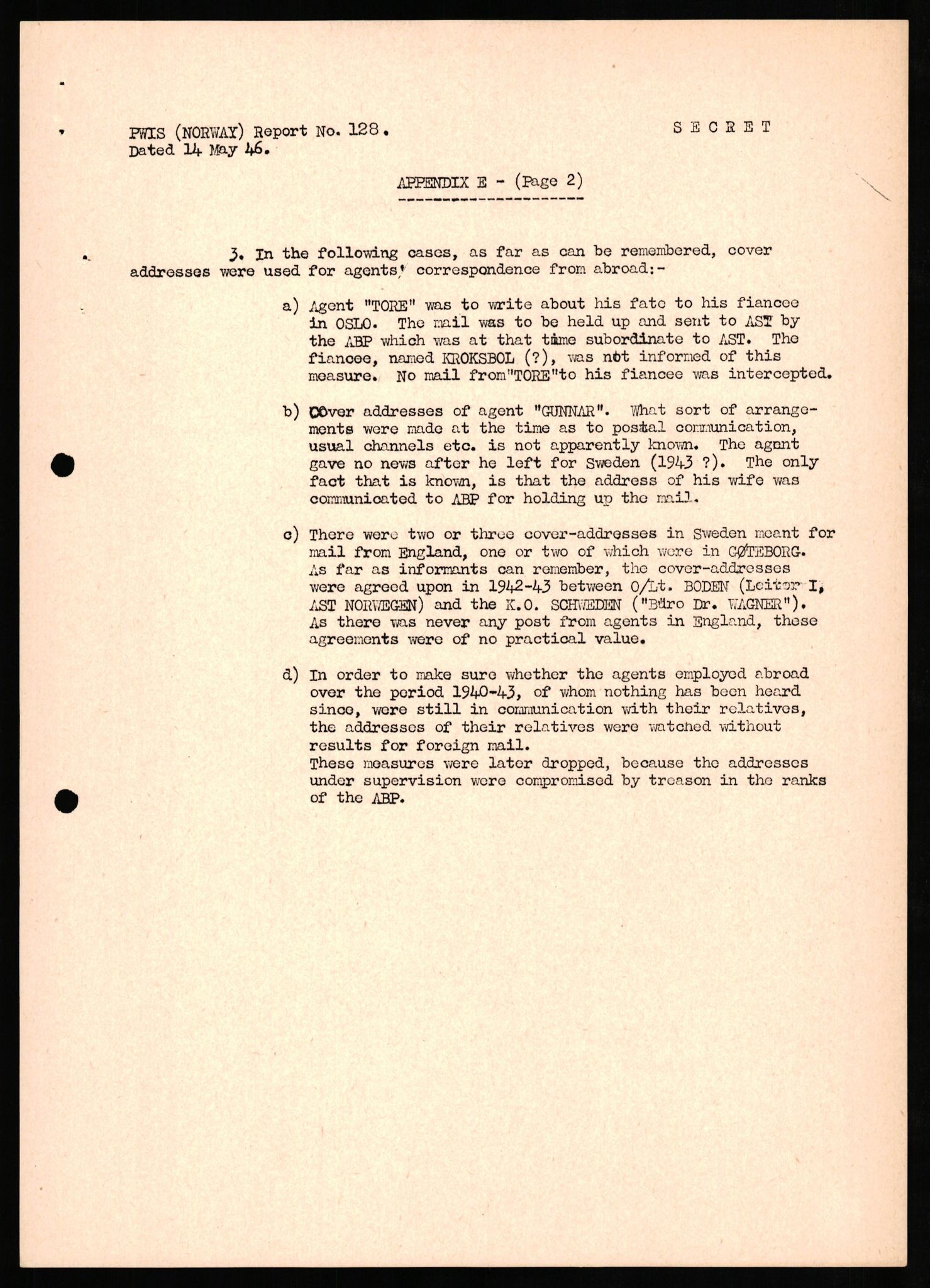 Forsvaret, Forsvarets overkommando II, AV/RA-RAFA-3915/D/Db/L0024: CI Questionaires. Tyske okkupasjonsstyrker i Norge. Tyskere., 1945-1946, s. 394