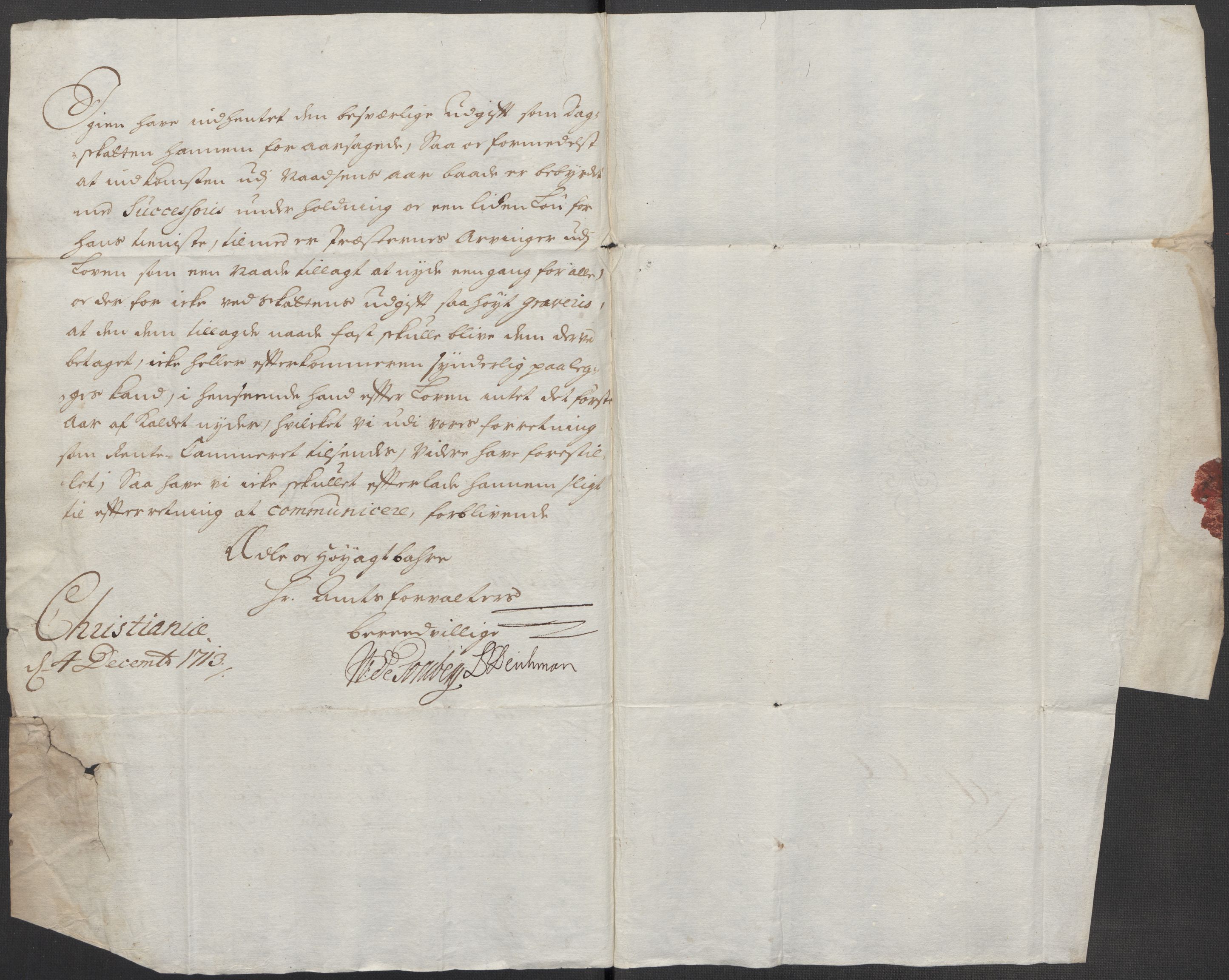 Rentekammeret inntil 1814, Reviderte regnskaper, Fogderegnskap, RA/EA-4092/R33/L1985: Fogderegnskap Larvik grevskap, 1713, s. 344