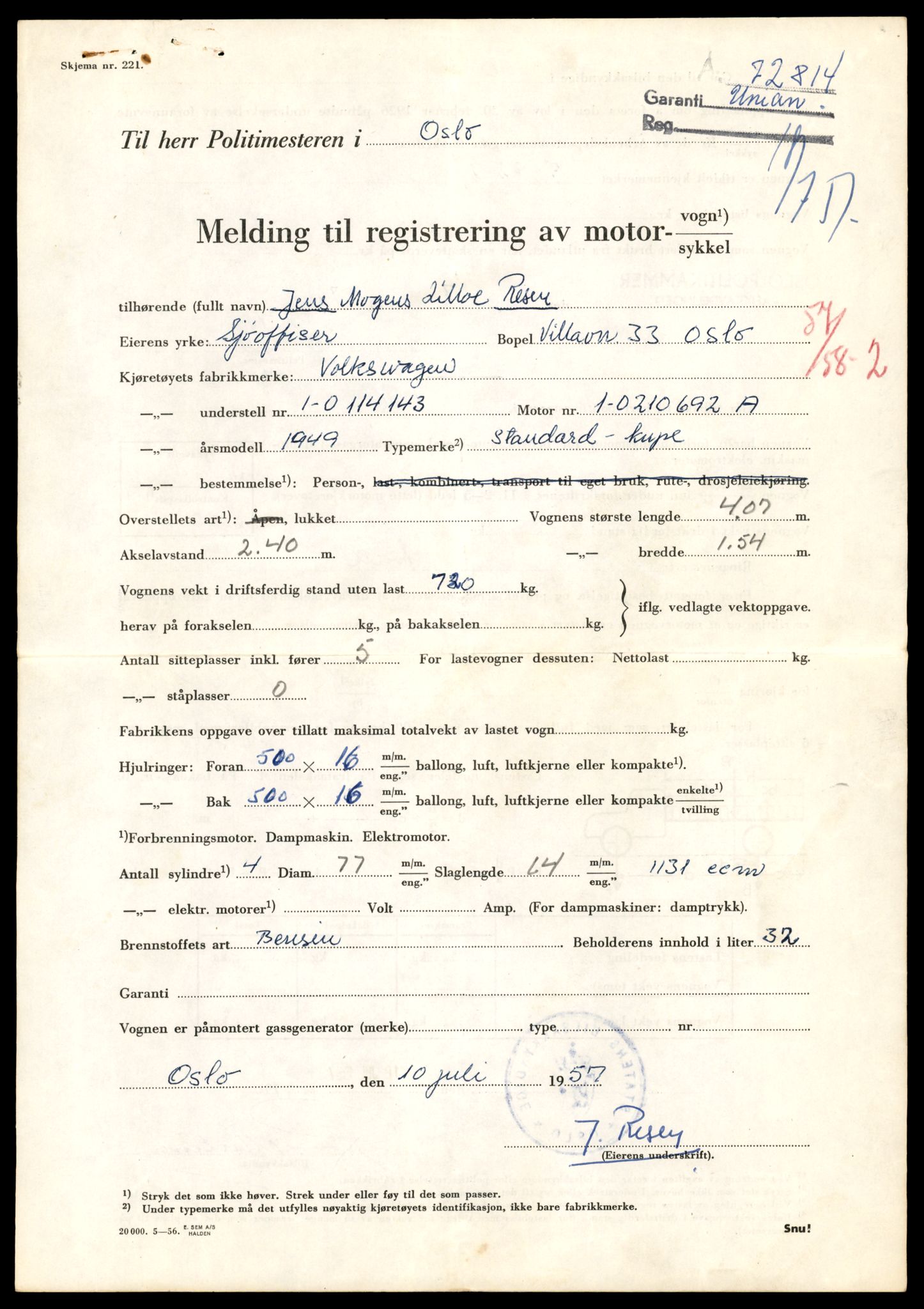 Møre og Romsdal vegkontor - Ålesund trafikkstasjon, AV/SAT-A-4099/F/Fe/L0022: Registreringskort for kjøretøy T 10584 - T 10694, 1927-1998, s. 1421