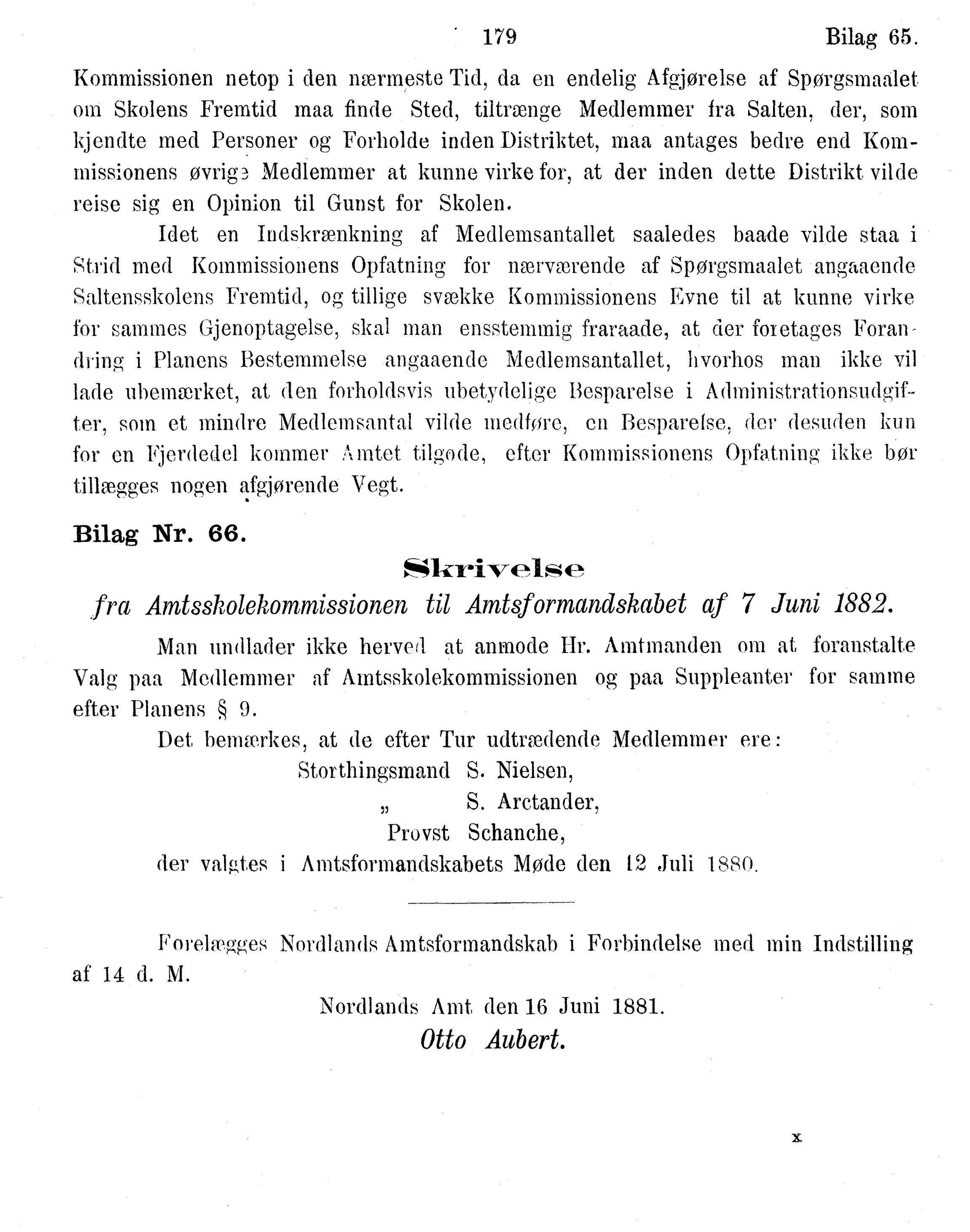 Nordland Fylkeskommune. Fylkestinget, AIN/NFK-17/176/A/Ac/L0014: Fylkestingsforhandlinger 1881-1885, 1881-1885