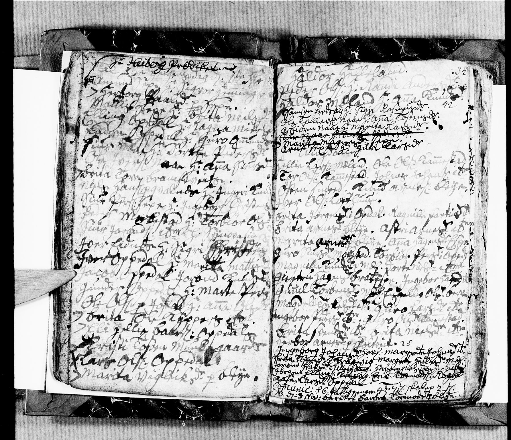 Ullensvang sokneprestembete, AV/SAB-A-78701/H/Hab: Klokkerbok nr. B 1, 1764-1766, s. 33-34