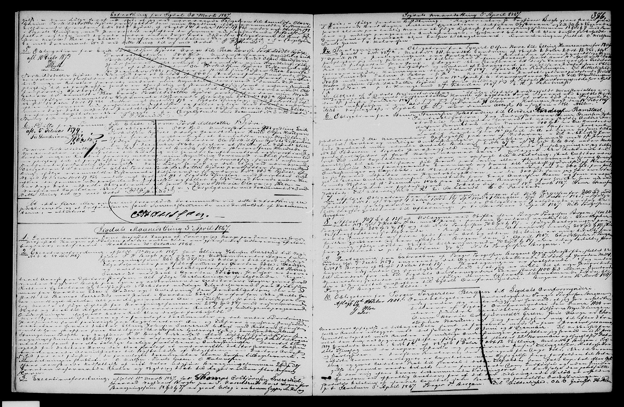 Eiker, Modum og Sigdal sorenskriveri, SAKO/A-123/G/Ga/Gaa/L0016b: Pantebok nr. I 16b, 1867-1870, s. 386