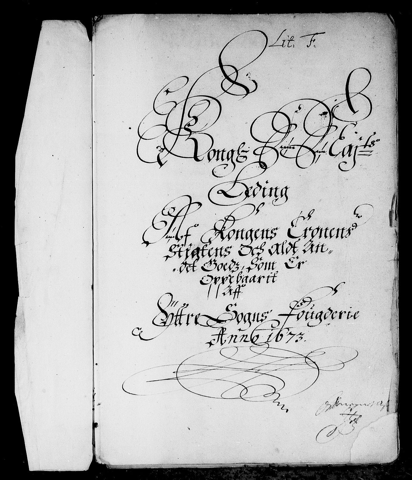 Rentekammeret inntil 1814, Reviderte regnskaper, Stiftamtstueregnskaper, Bergen stiftamt, RA/EA-6043/R/Rc/L0042: Bergen stiftamt, 1673-1675