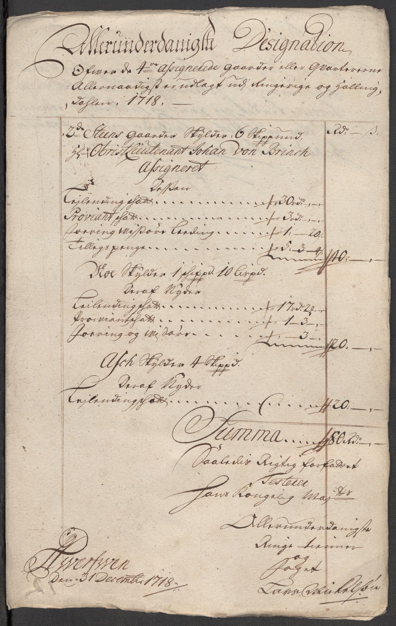 Rentekammeret inntil 1814, Reviderte regnskaper, Fogderegnskap, RA/EA-4092/R23/L1476: Fogderegnskap Ringerike og Hallingdal, 1718, s. 200