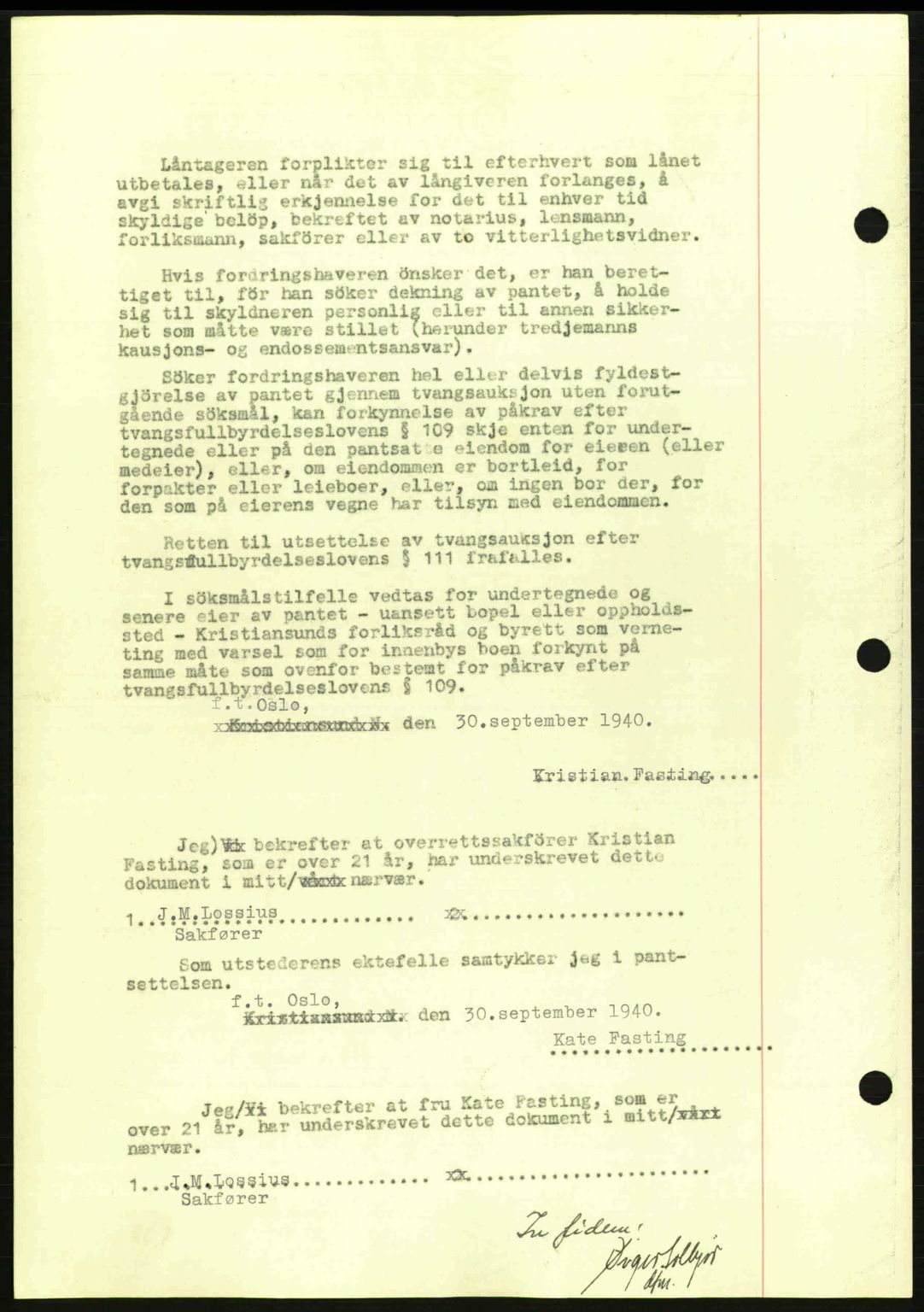 Kristiansund byfogd, AV/SAT-A-4587/A/27: Pantebok nr. 33, 1939-1941, Dagboknr: 369/1940