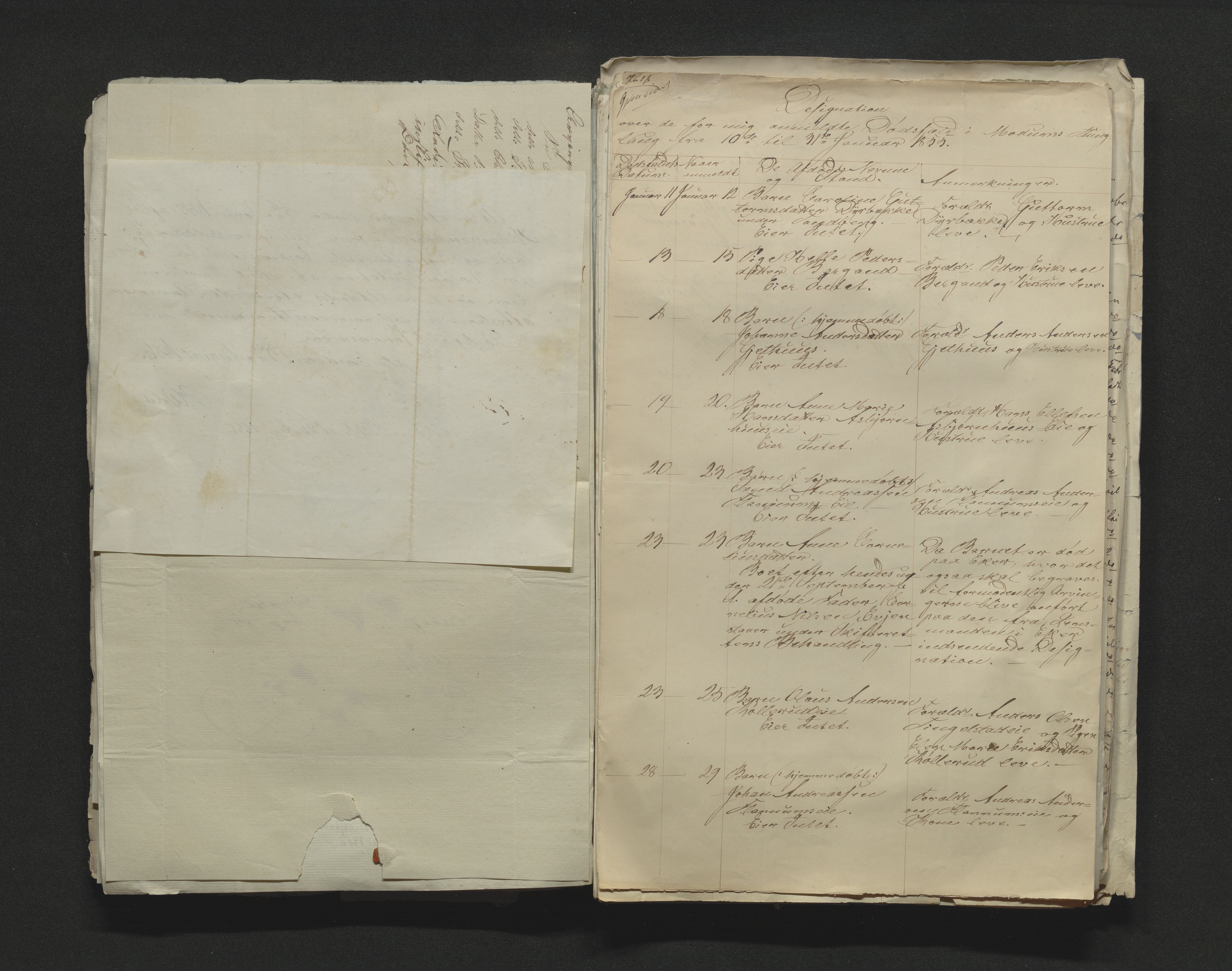 Eiker, Modum og Sigdal sorenskriveri, AV/SAKO-A-123/H/Ha/Hab/L0009: Dødsfallsmeldinger, 1854-1857, s. 180