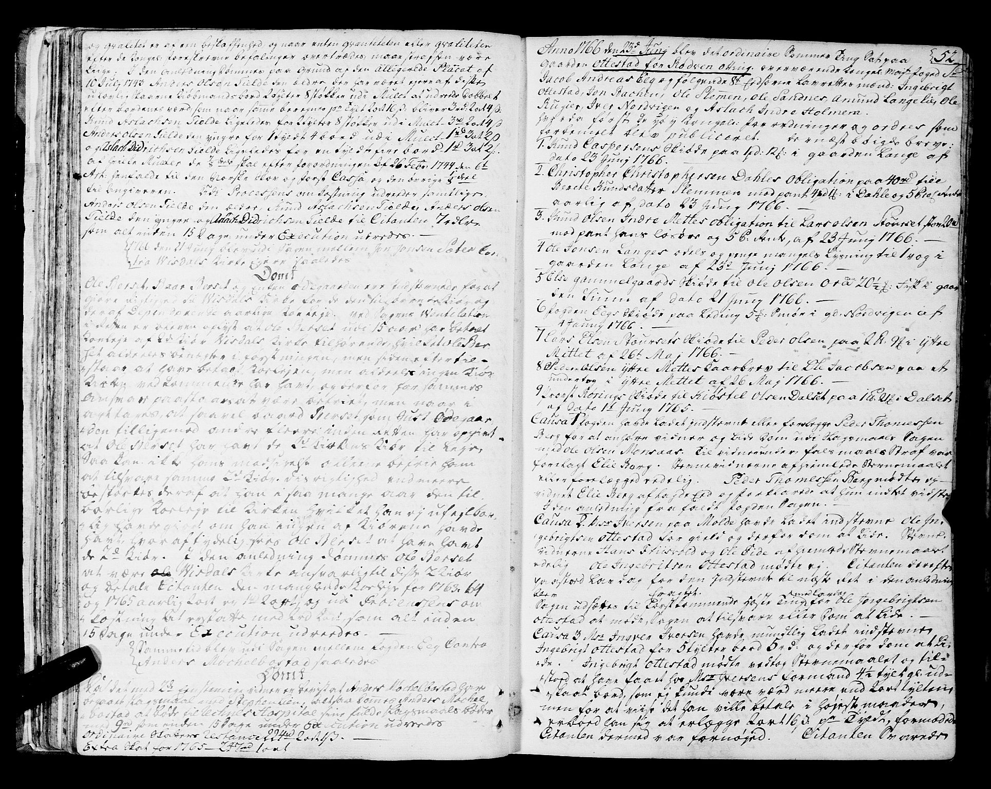 Romsdal sorenskriveri, SAT/A-4149/1/1/1A/L0015: Tingbok, 1765-1775, s. 51b-52a