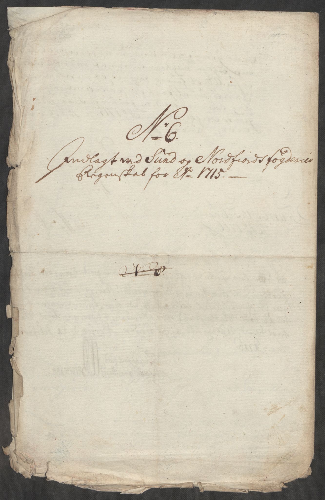 Rentekammeret inntil 1814, Reviderte regnskaper, Fogderegnskap, AV/RA-EA-4092/R53/L3439: Fogderegnskap Sunn- og Nordfjord, 1715, s. 274